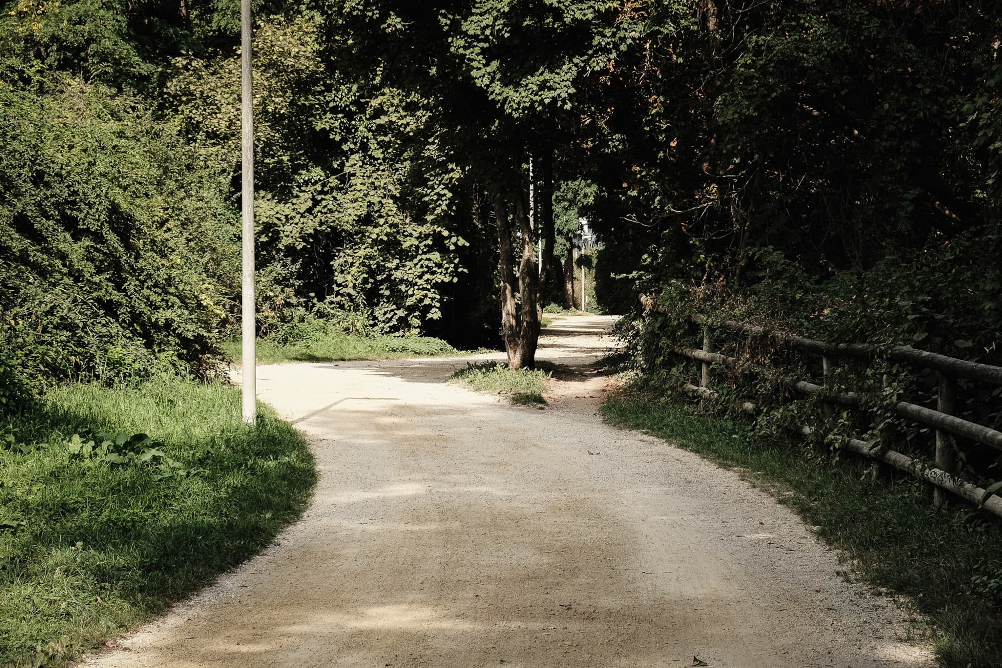 gravel road