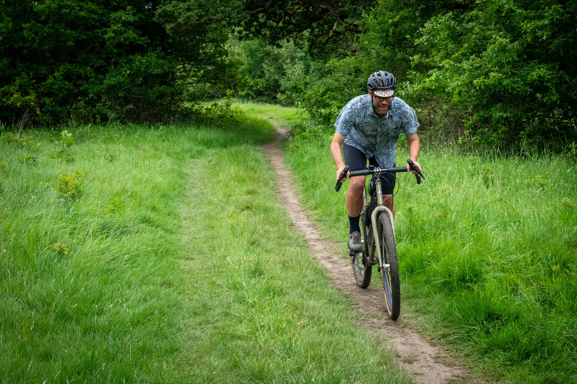 Barry rides the Gryphon.