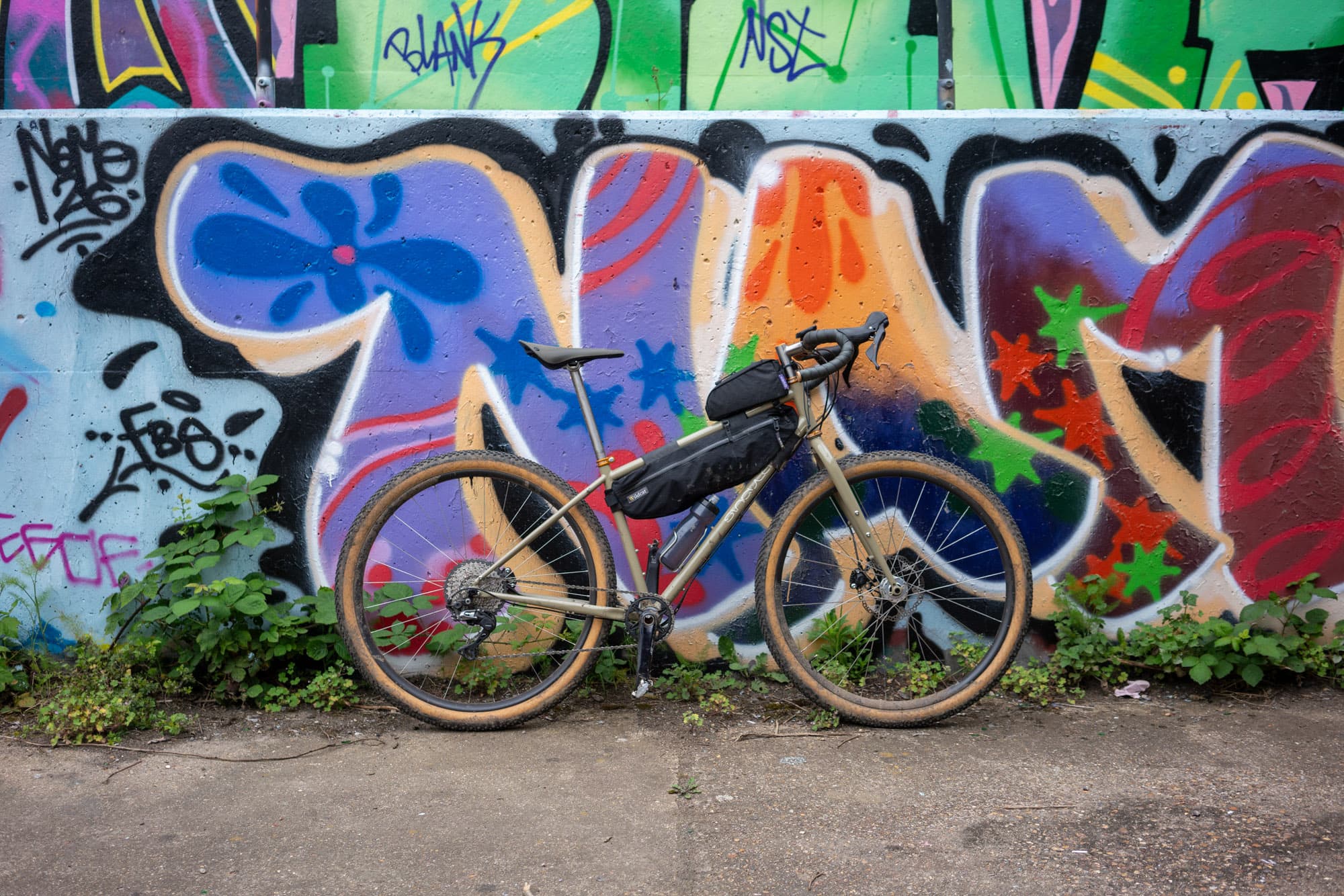 A graffiti wall.