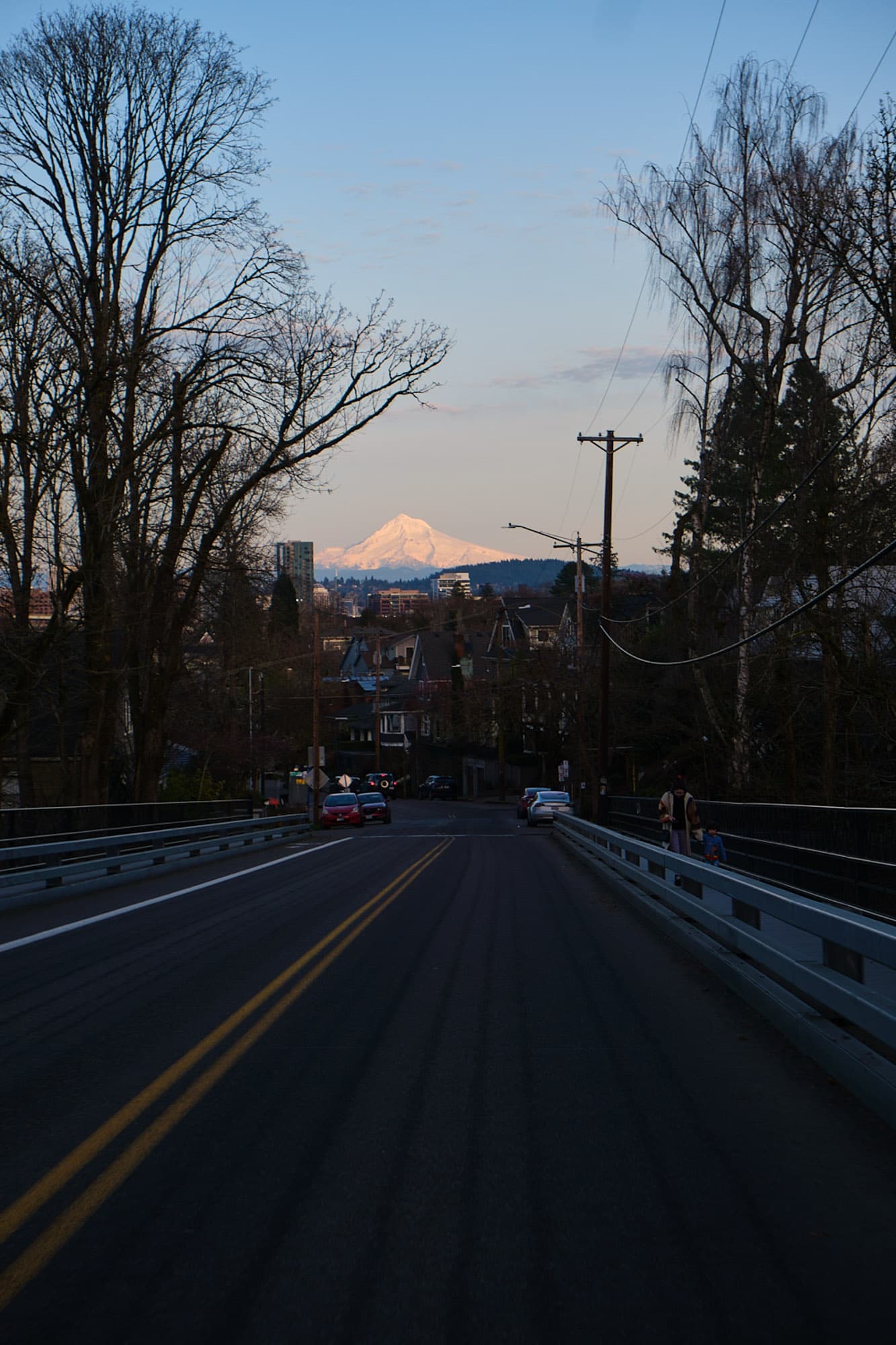 Mount Baker in the distance.