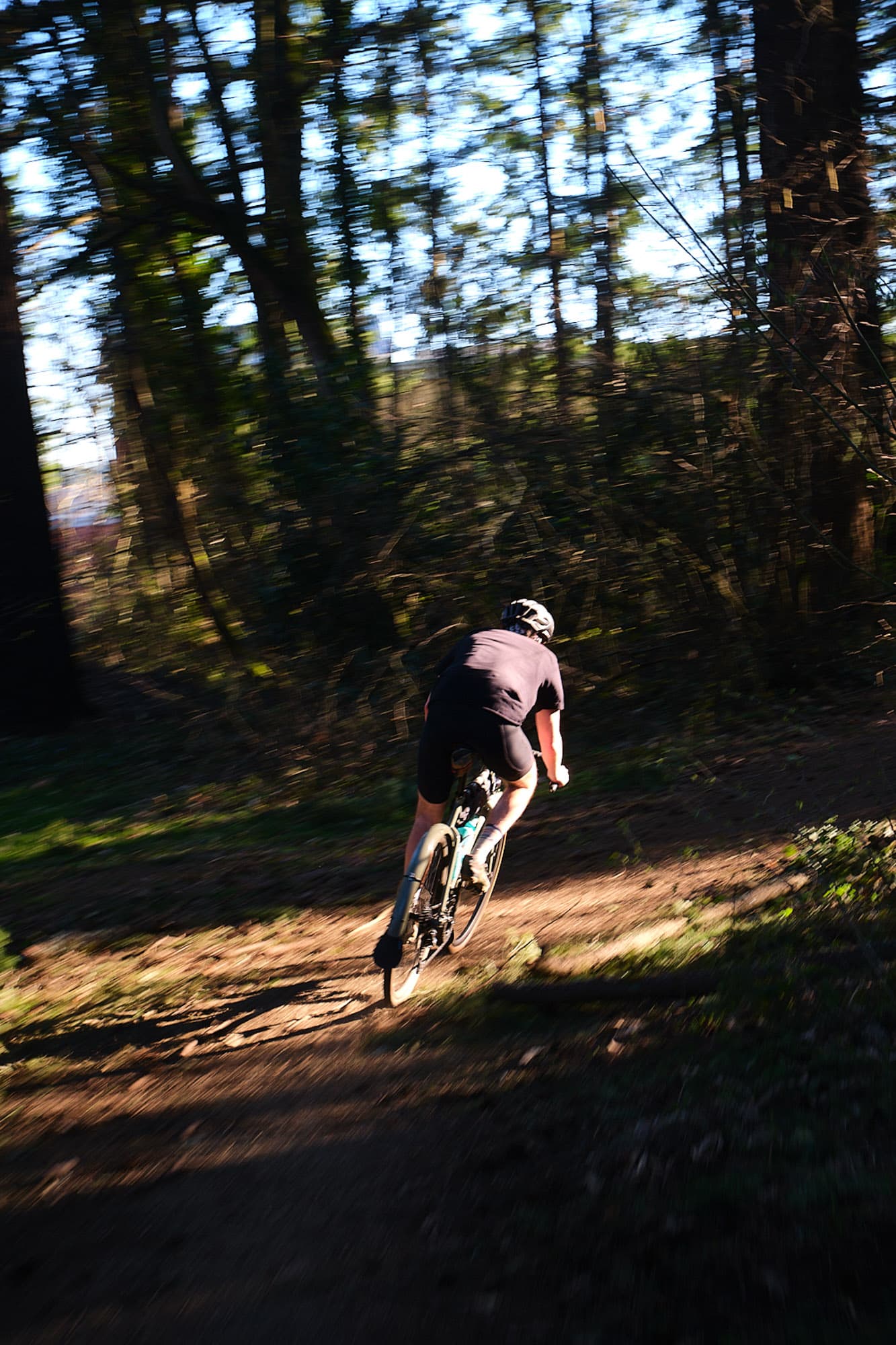 Ripping the dirt.