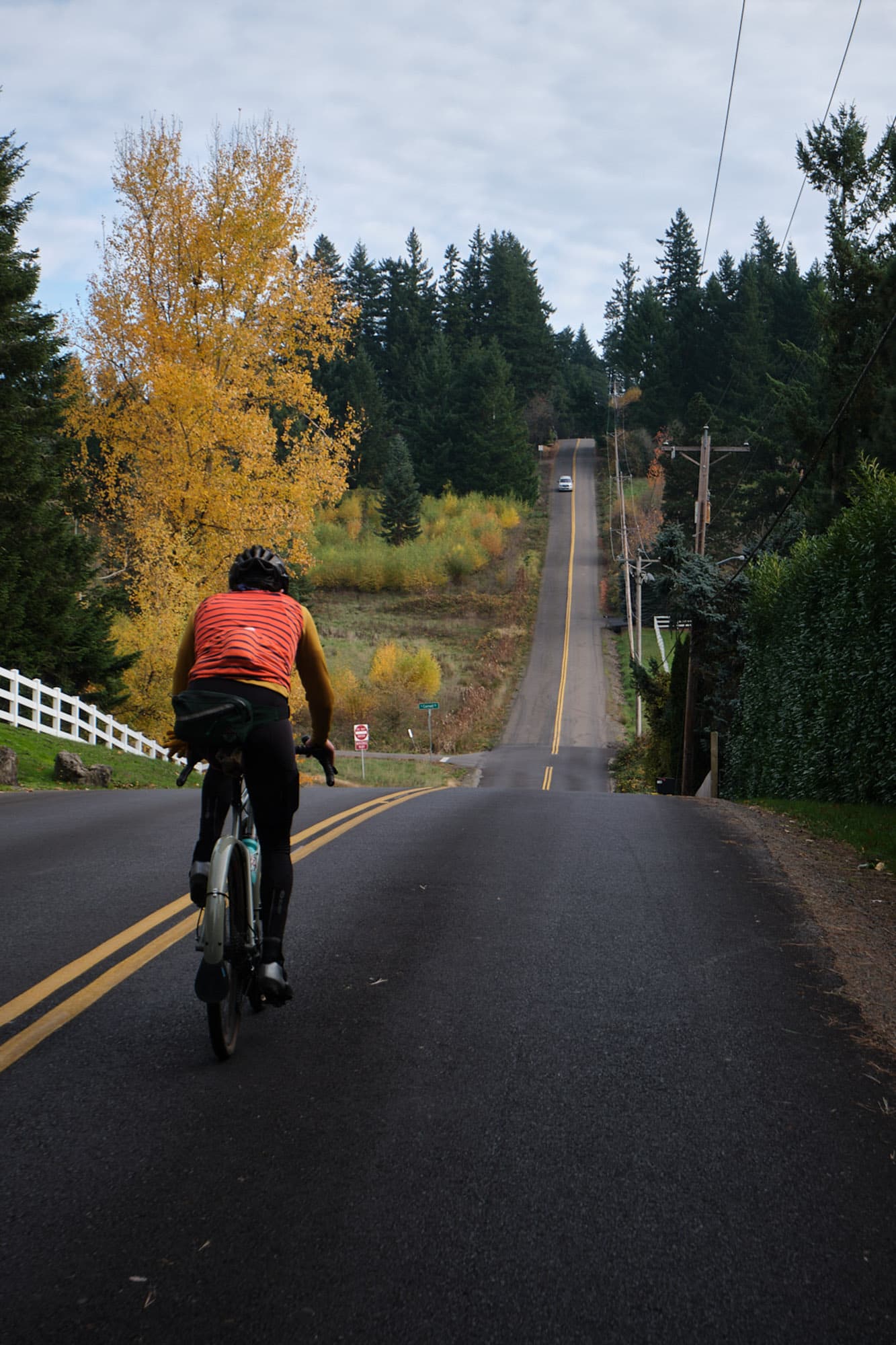 On the way to the trail in Portland.