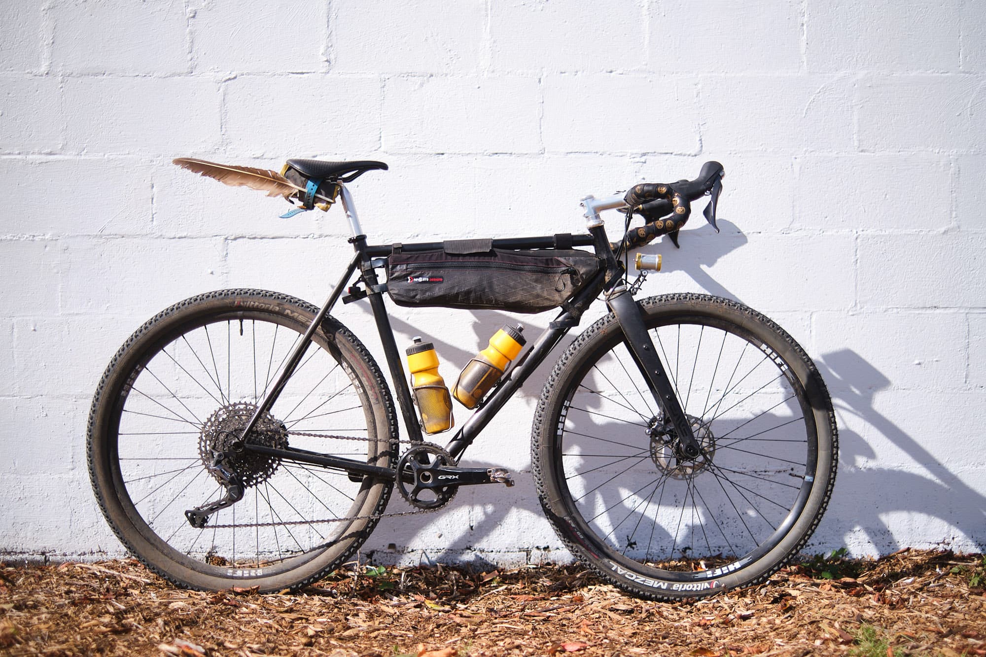 Abes bike after a long day in the ssaddle.