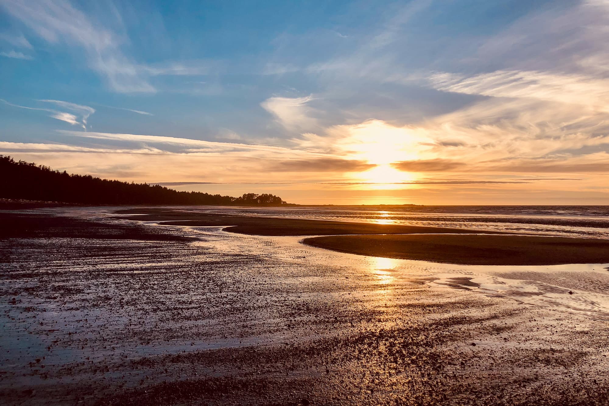 Sunset over Haida Gwaii.