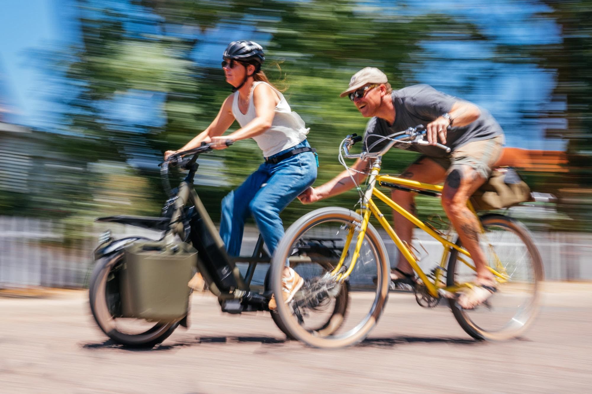 The Watsons go for a ride.