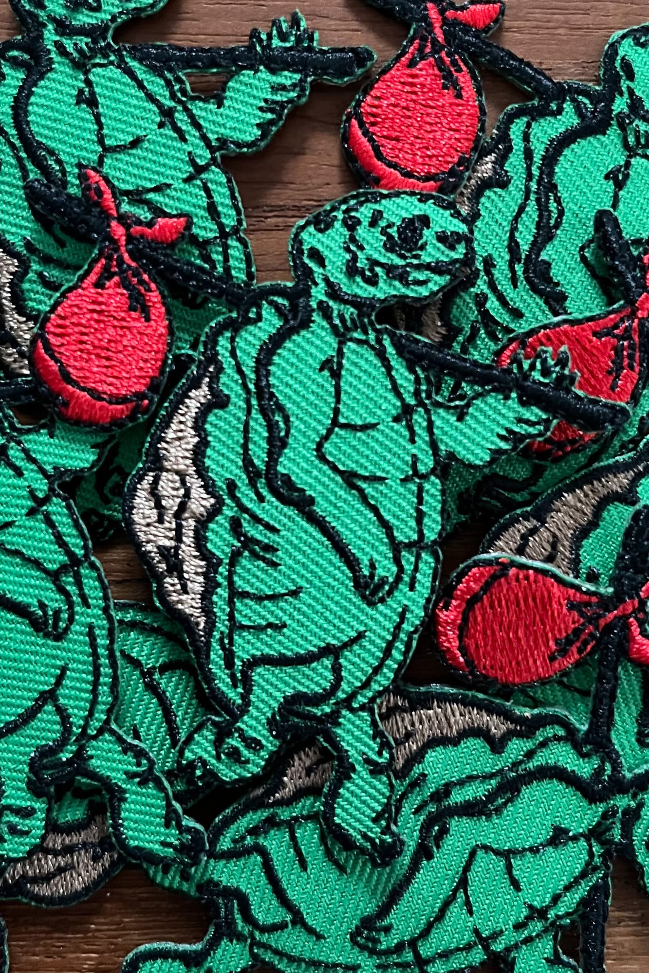 Huckleberry patches.