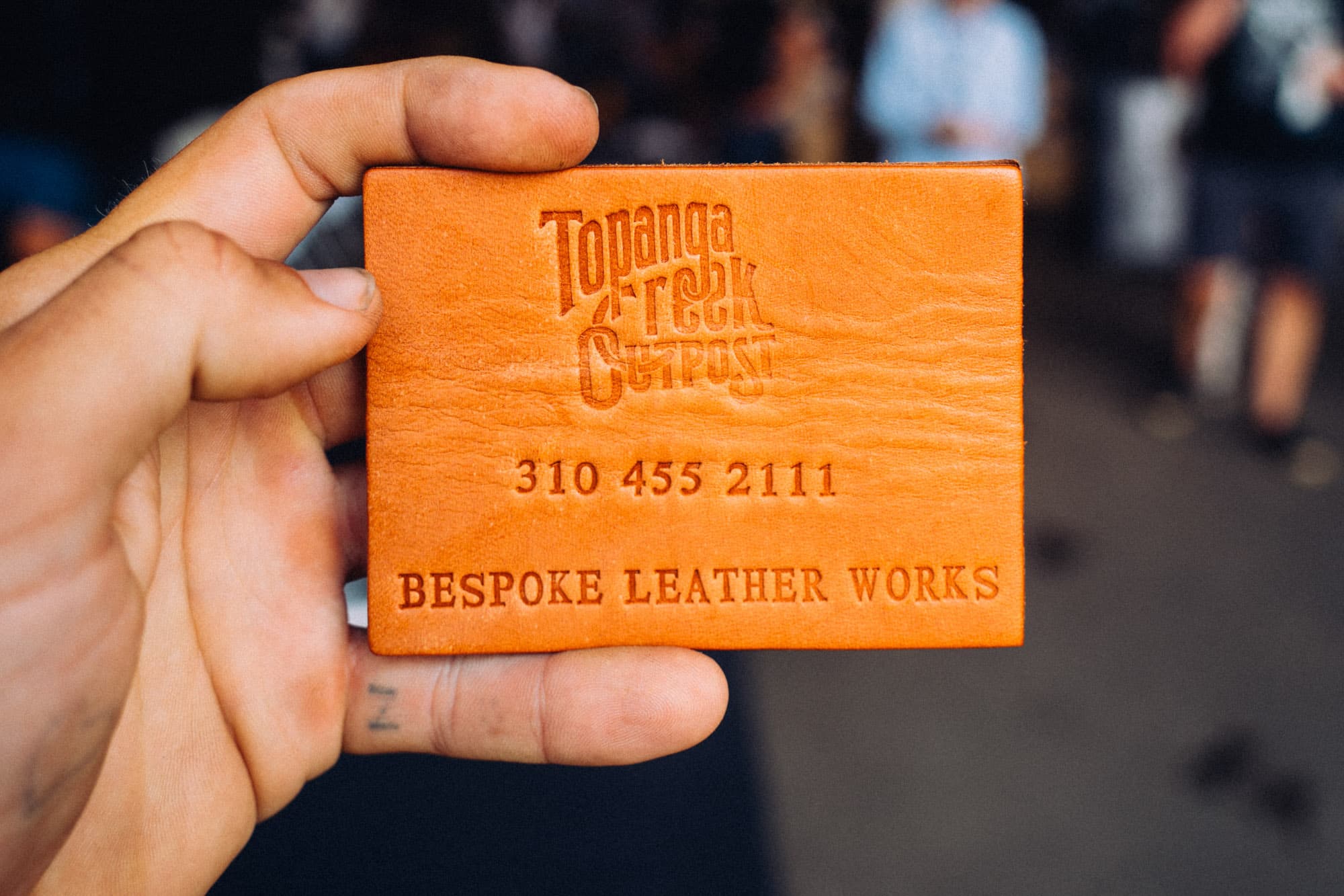 Topanga business card.