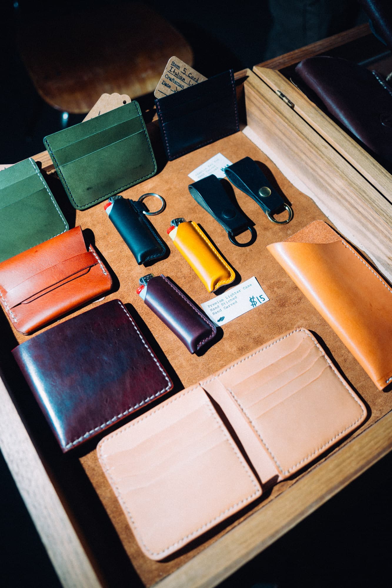 Topanga Creek Outfitters products on display.