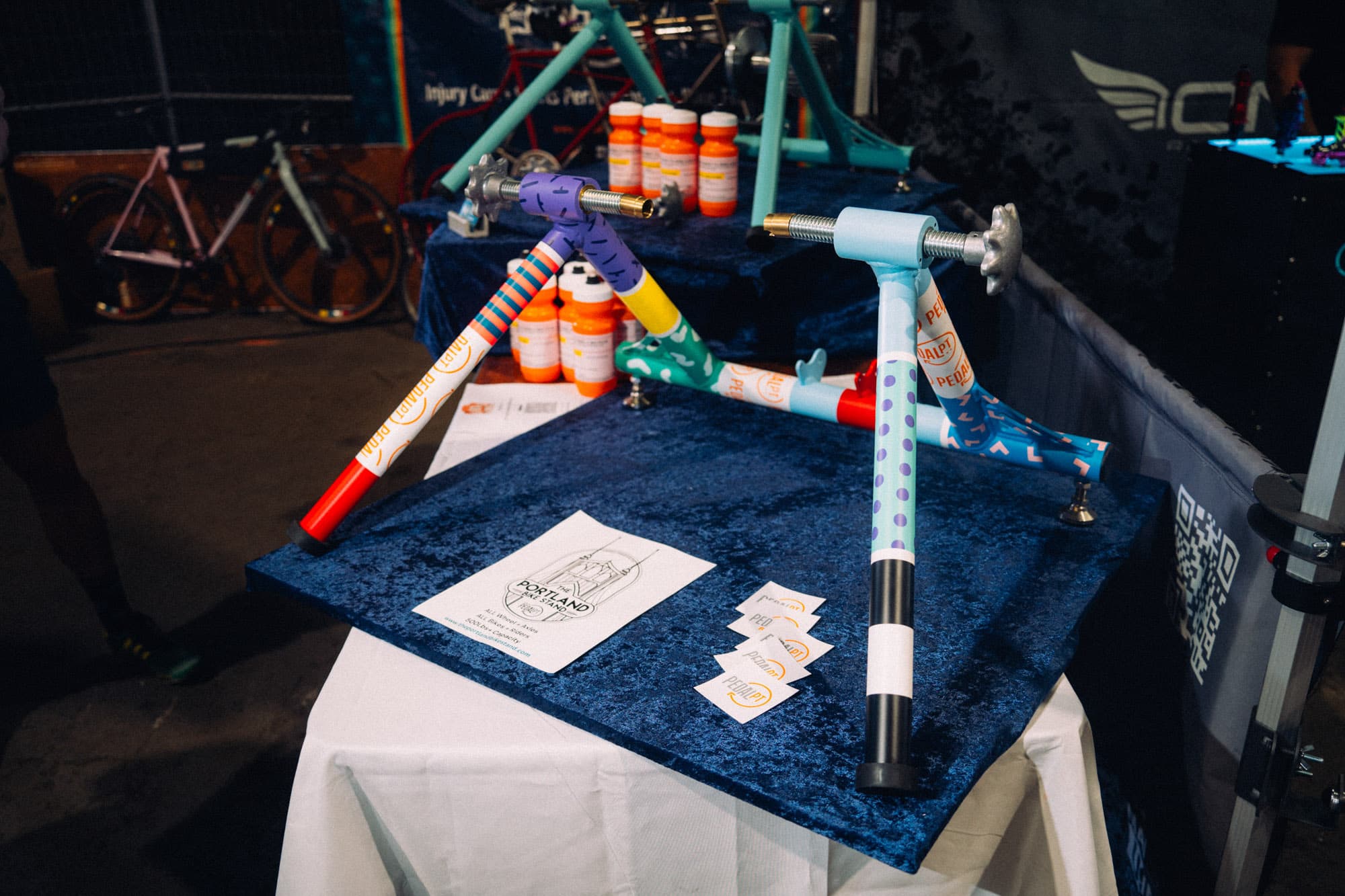 Portland Bike Stand painted.