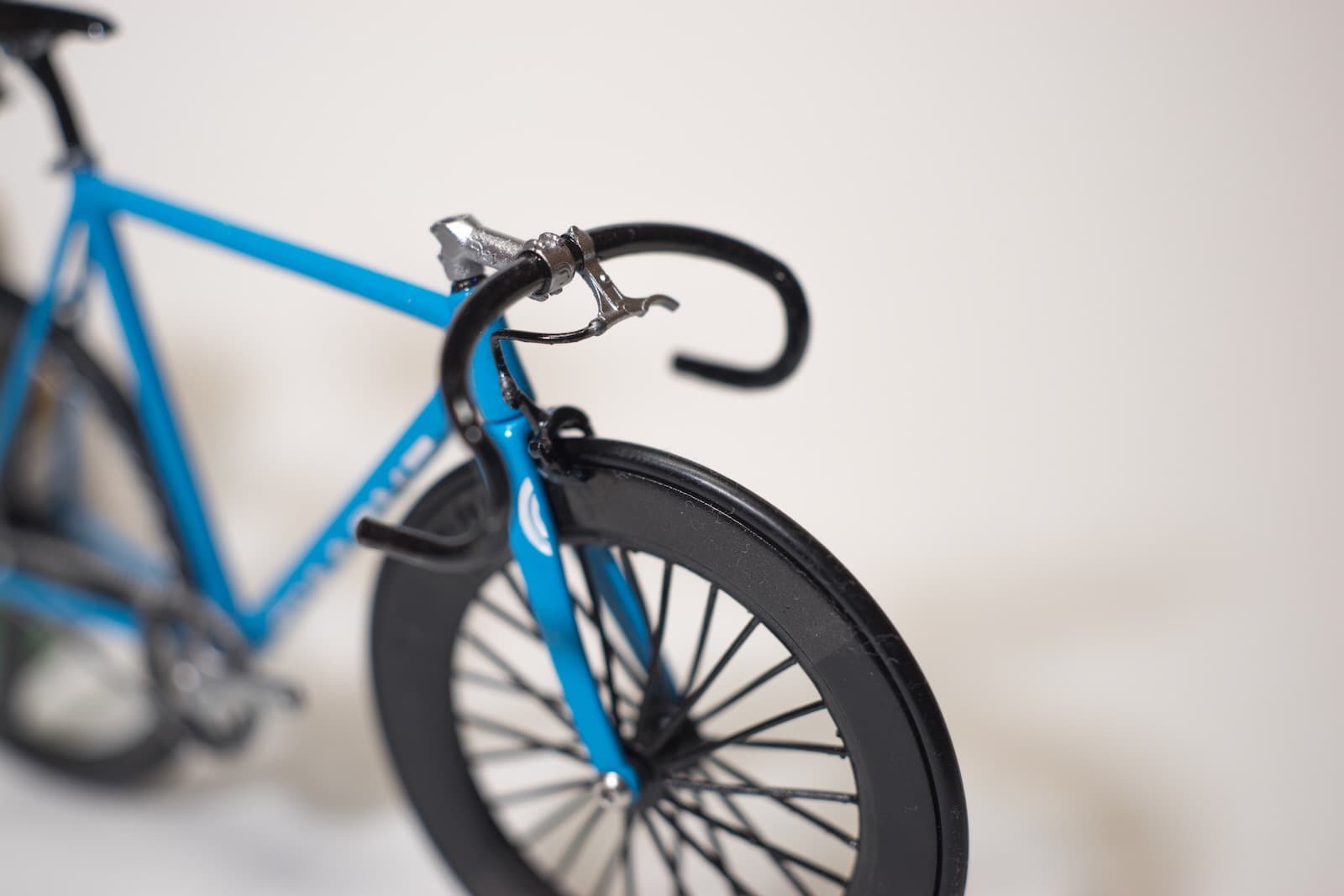 blue mini bike three quarter