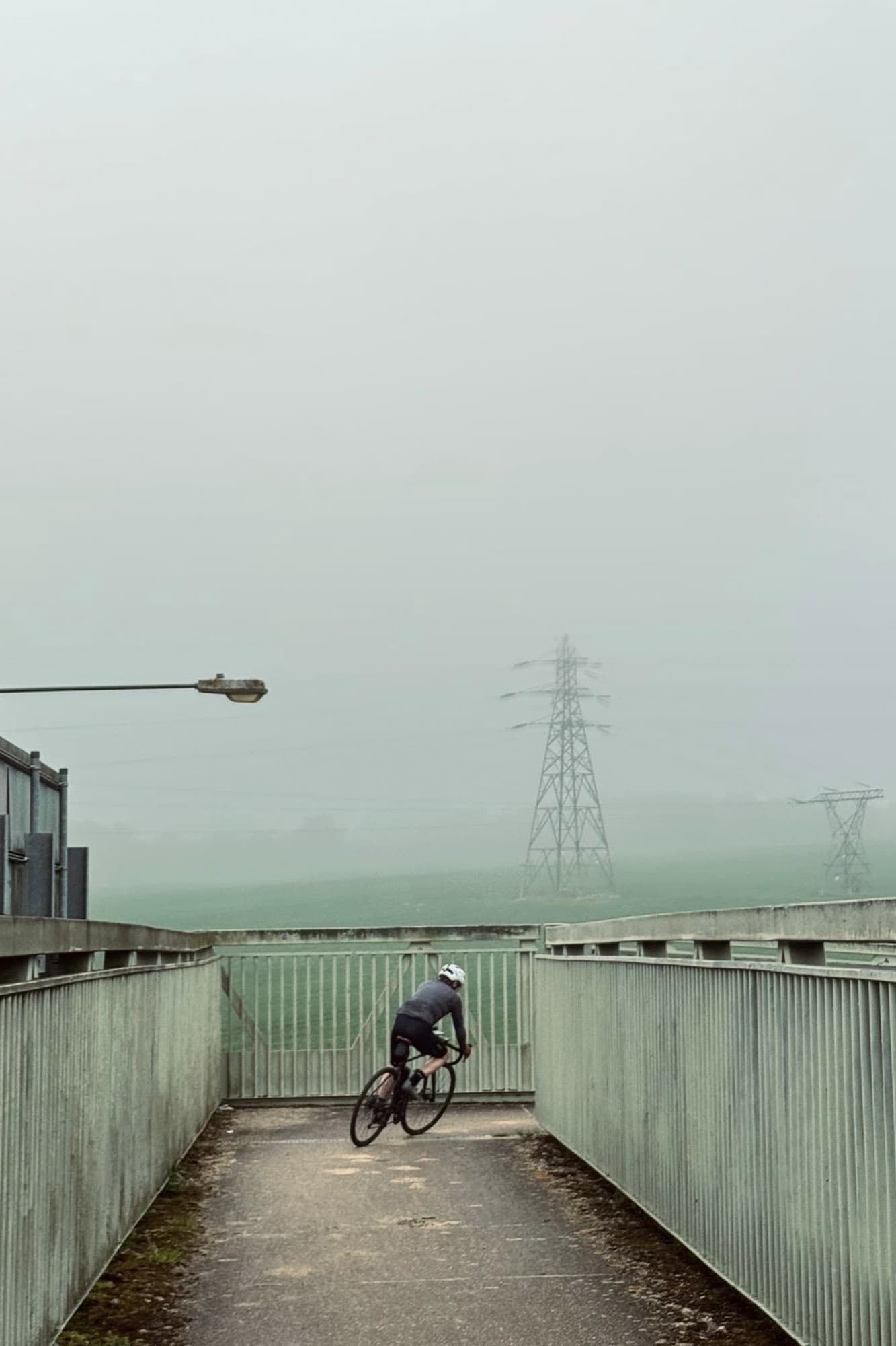 Grinding the overpass.