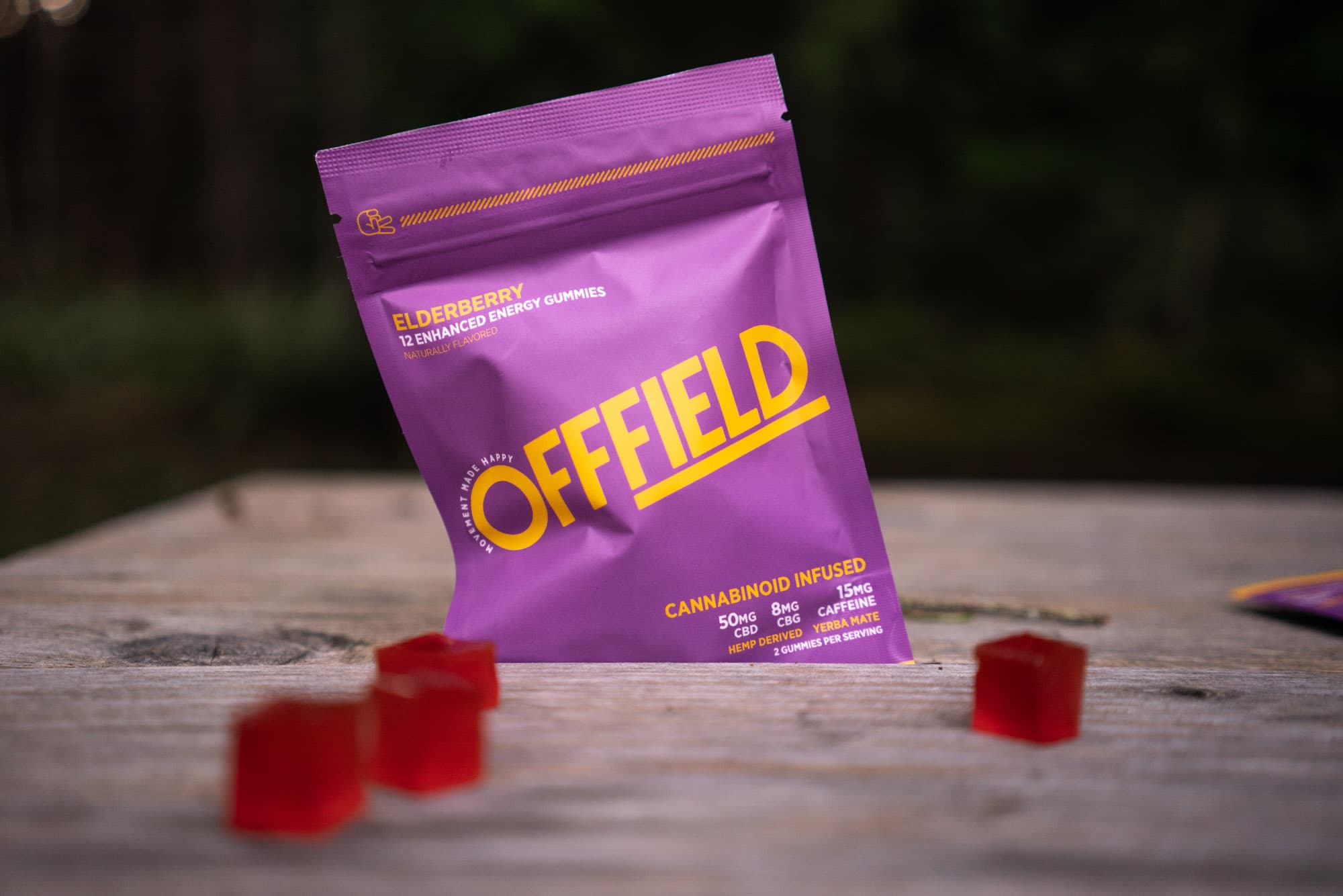 CBD packaging purple.