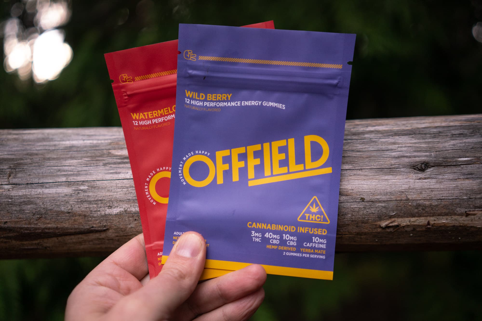 The THC packaging.
