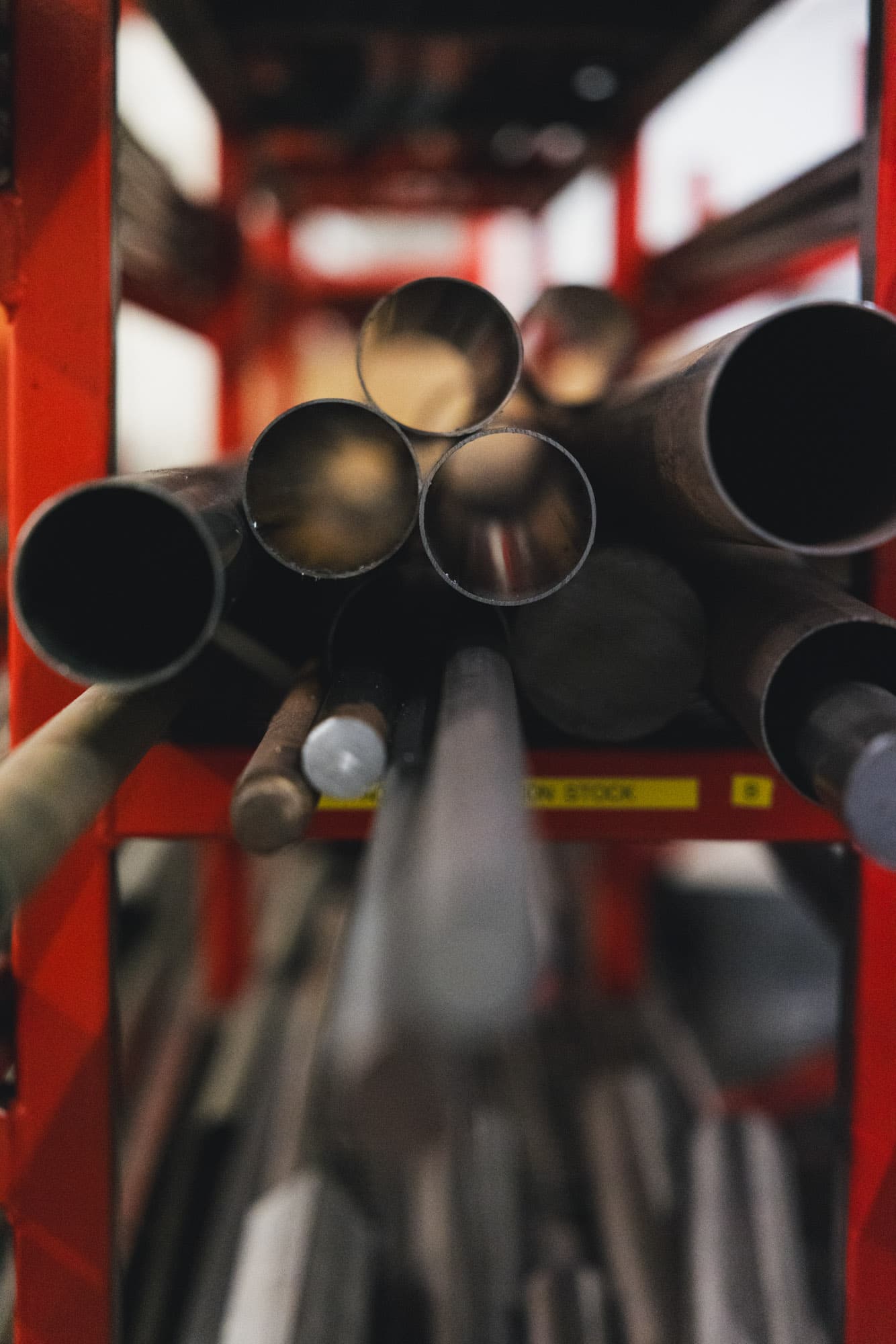 Tubes waiting to become bikes.