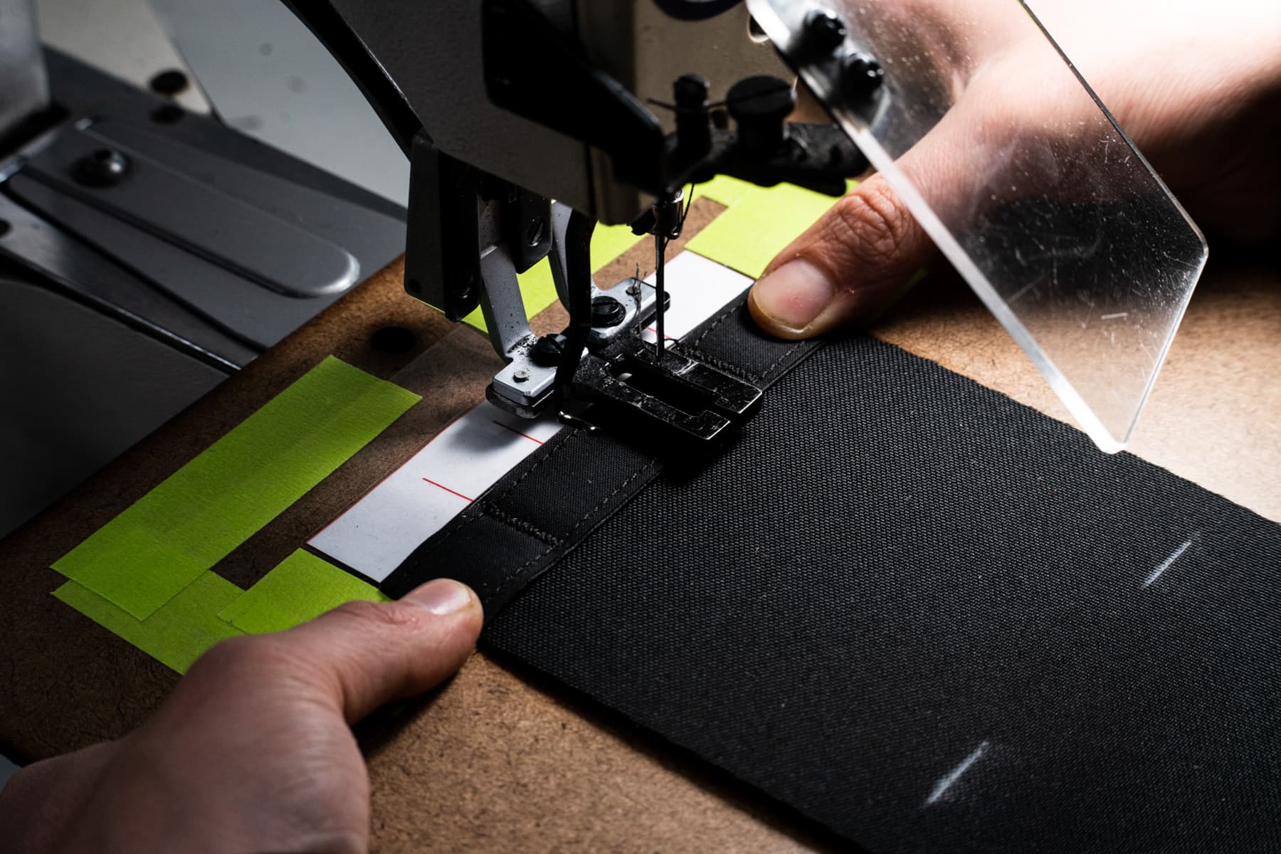 sewing up close