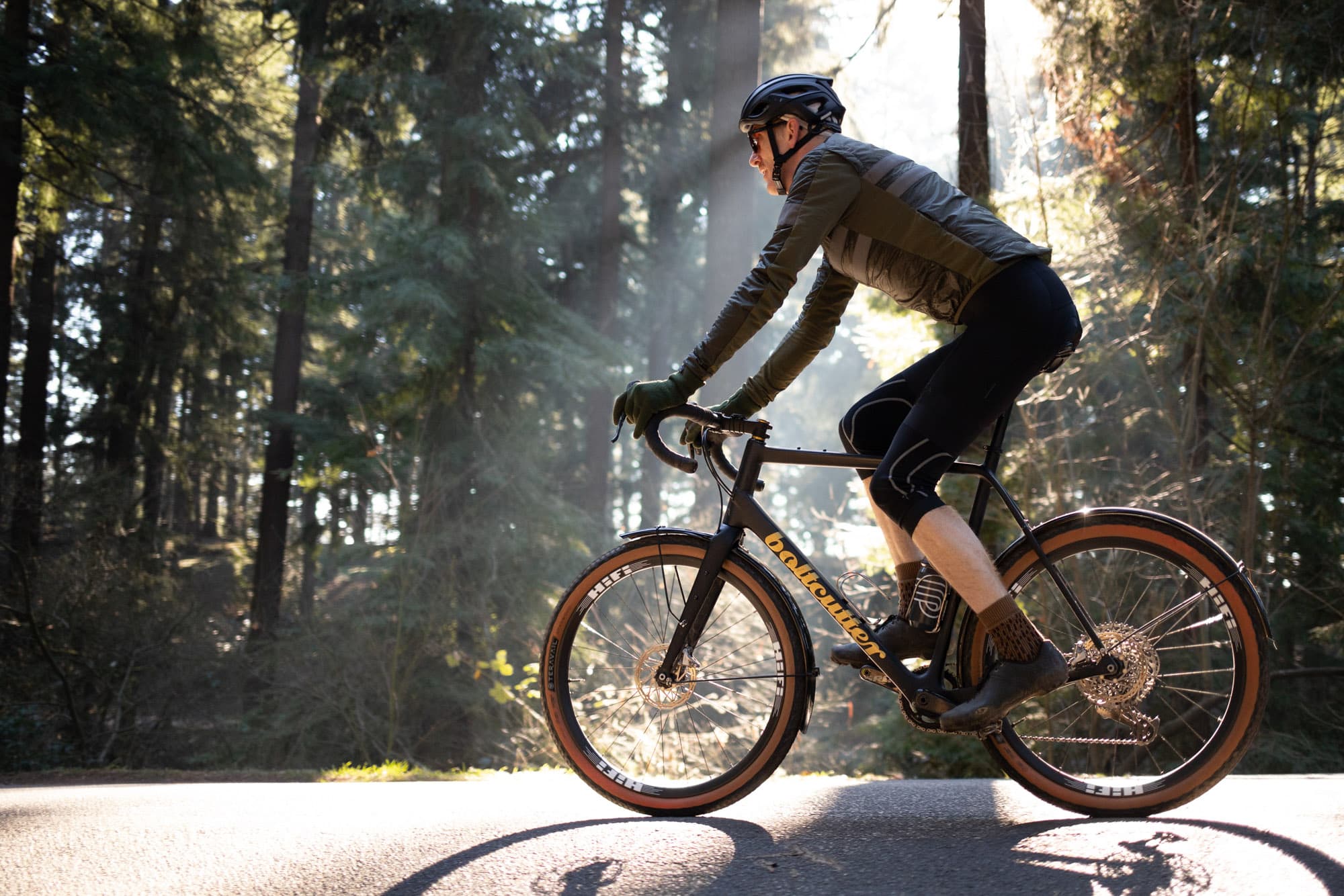 Ron Lewis rides a Boltcutter.