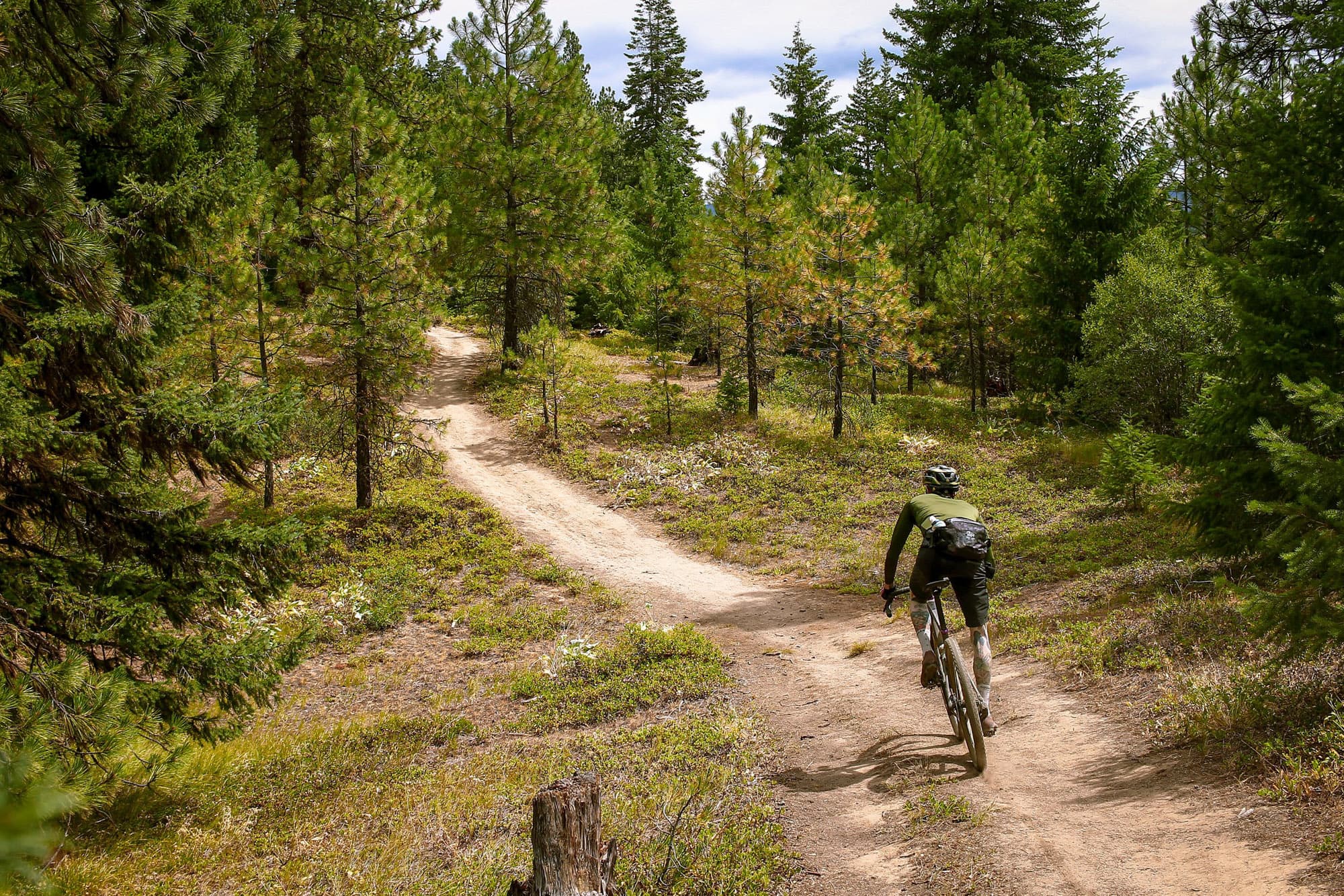 Ron riding in Oregon somewhere.