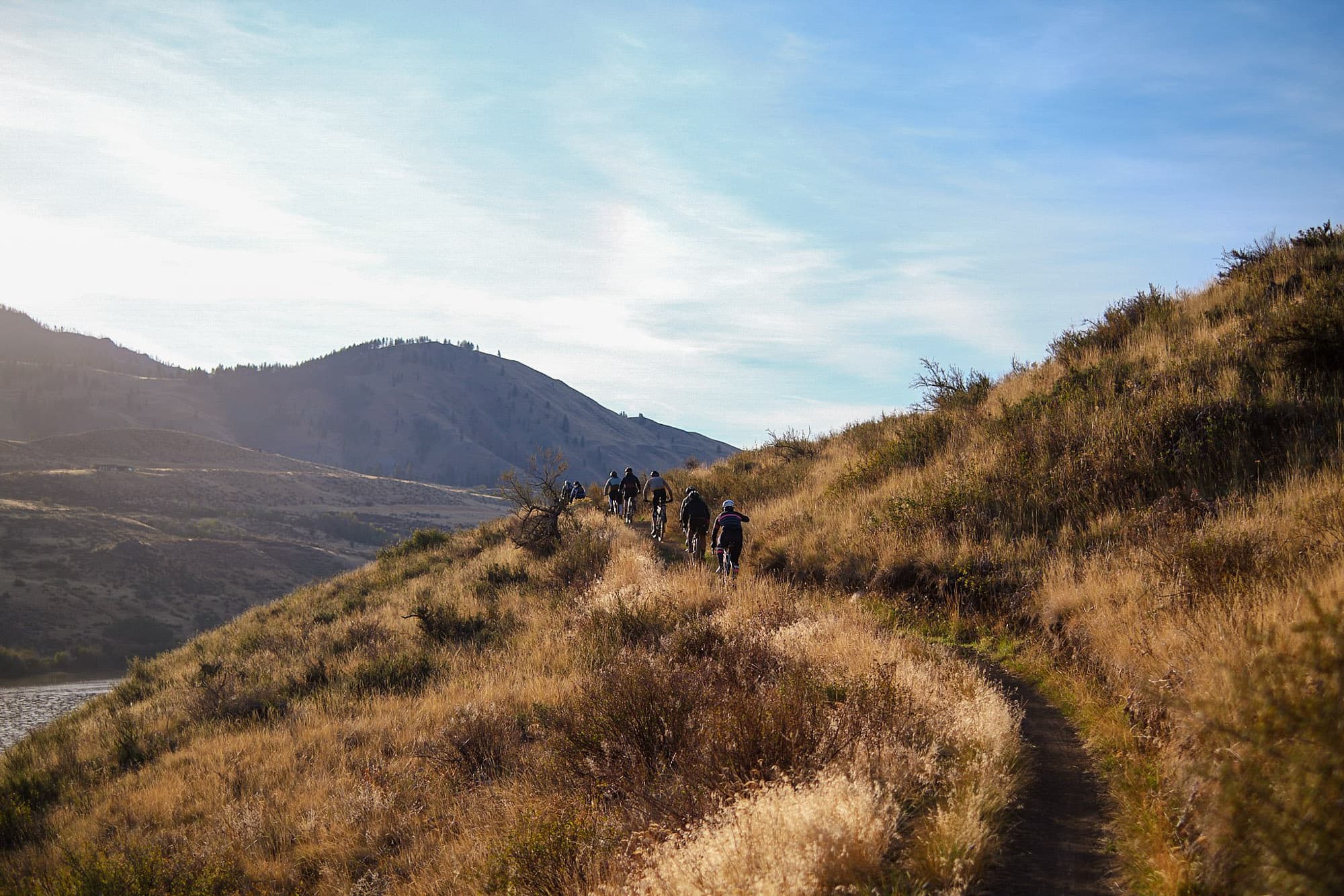 A group ride hits the gravel.