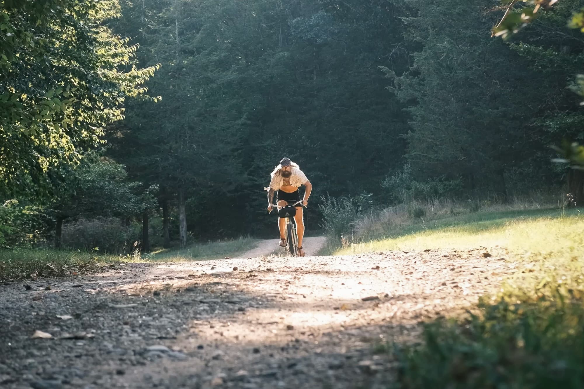 Summer riding with Ronnie.