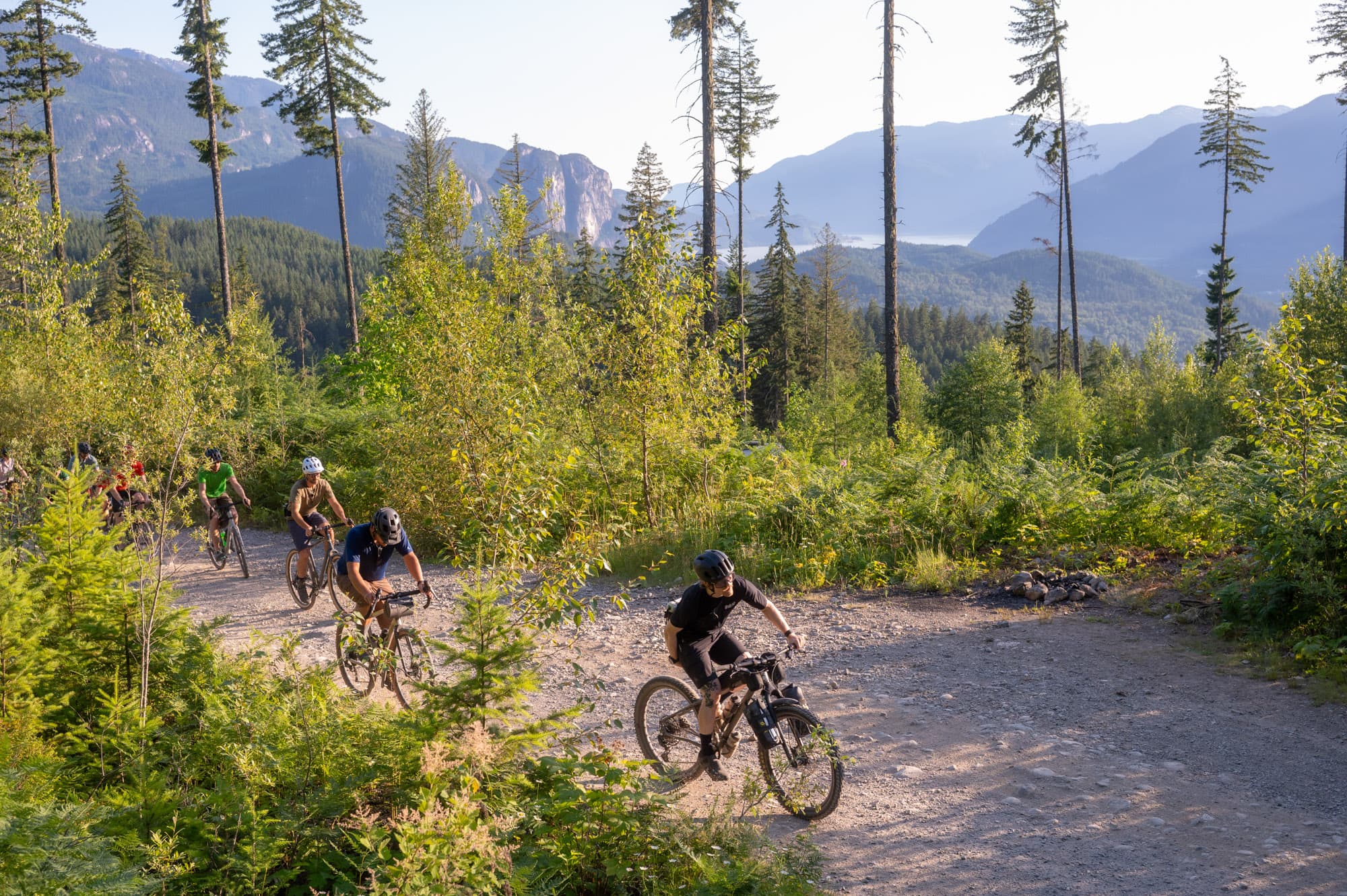 Doing that climb in Squamish.