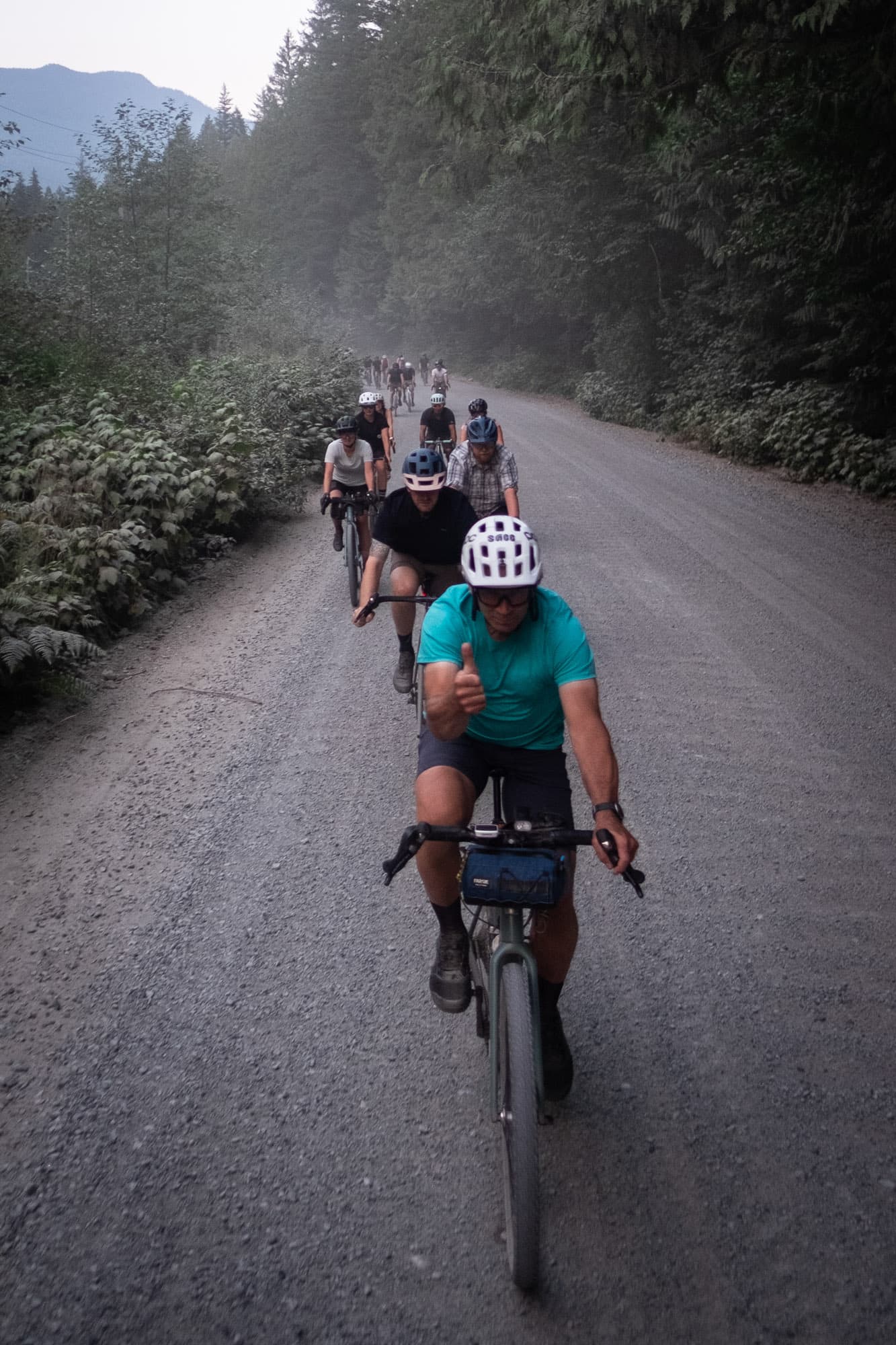 A dirty peloton.