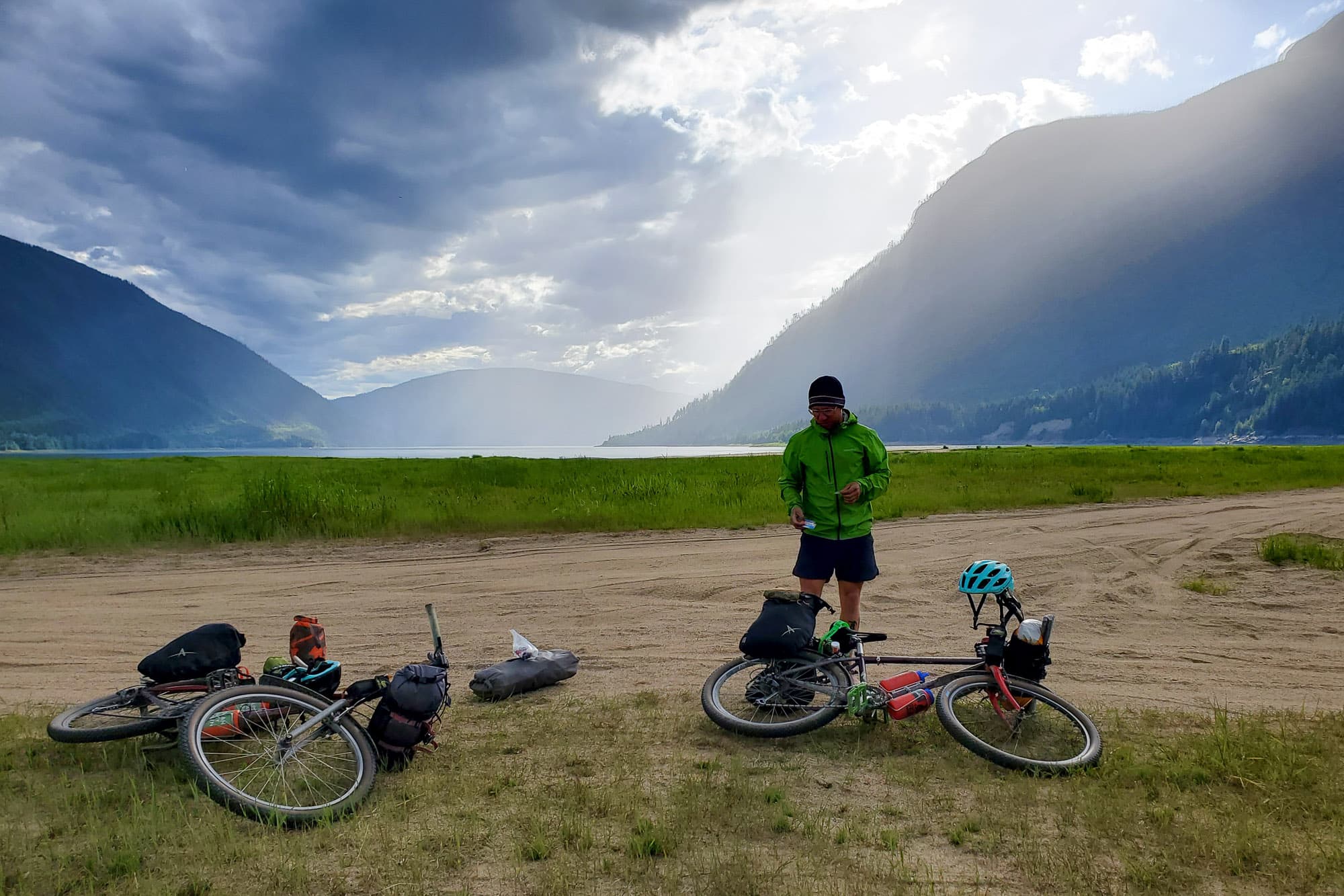 Mat in the backcountry.