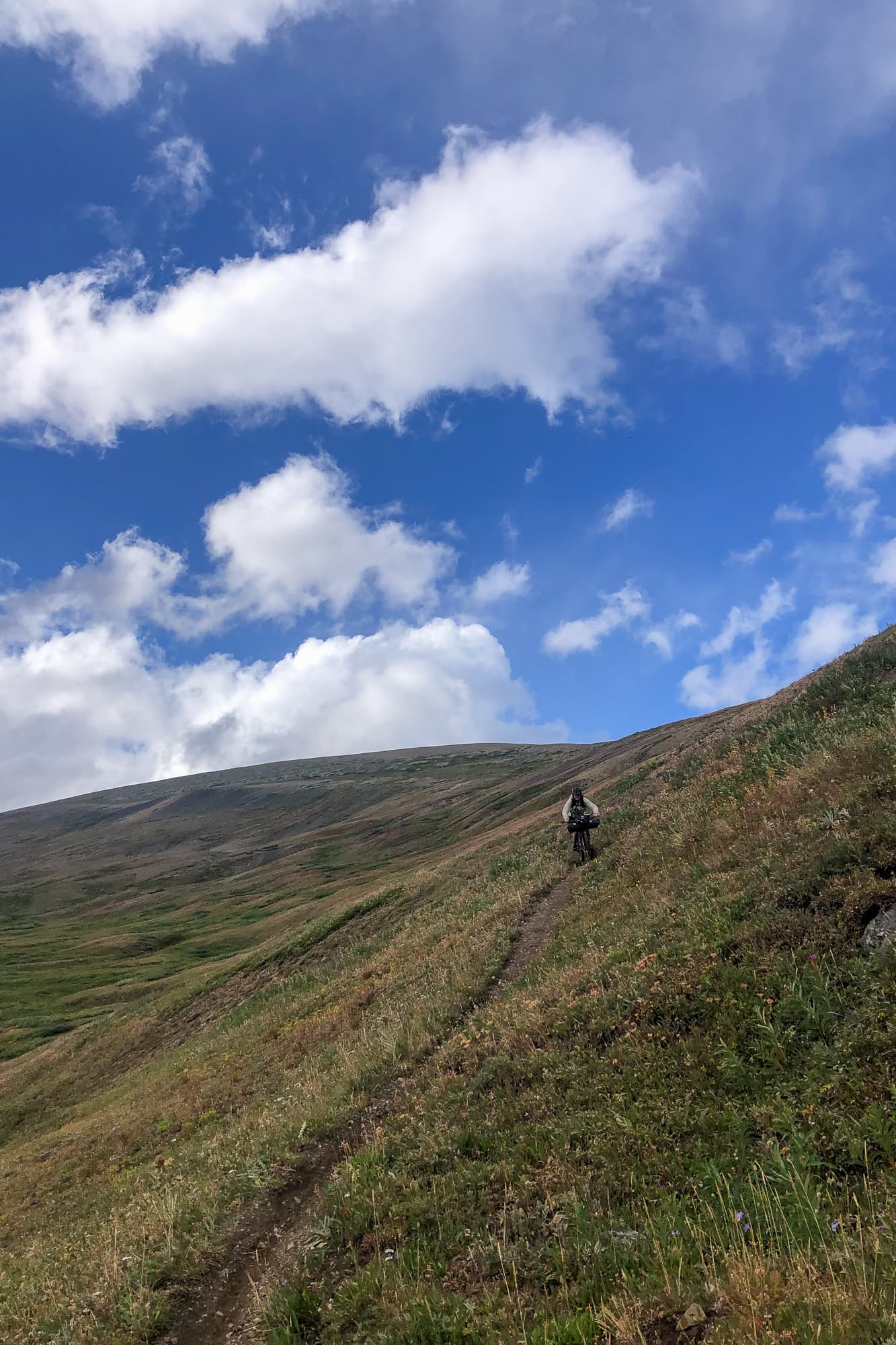 steep descent