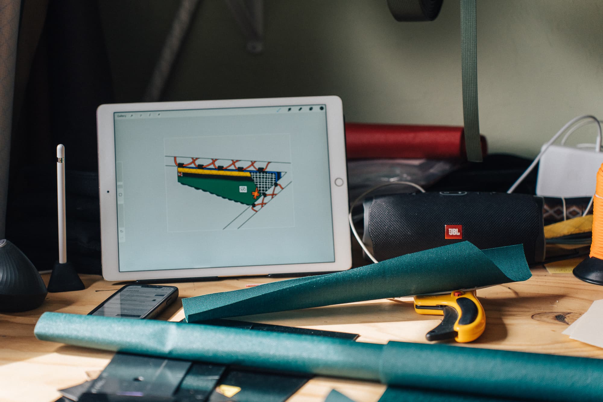 ipad and material