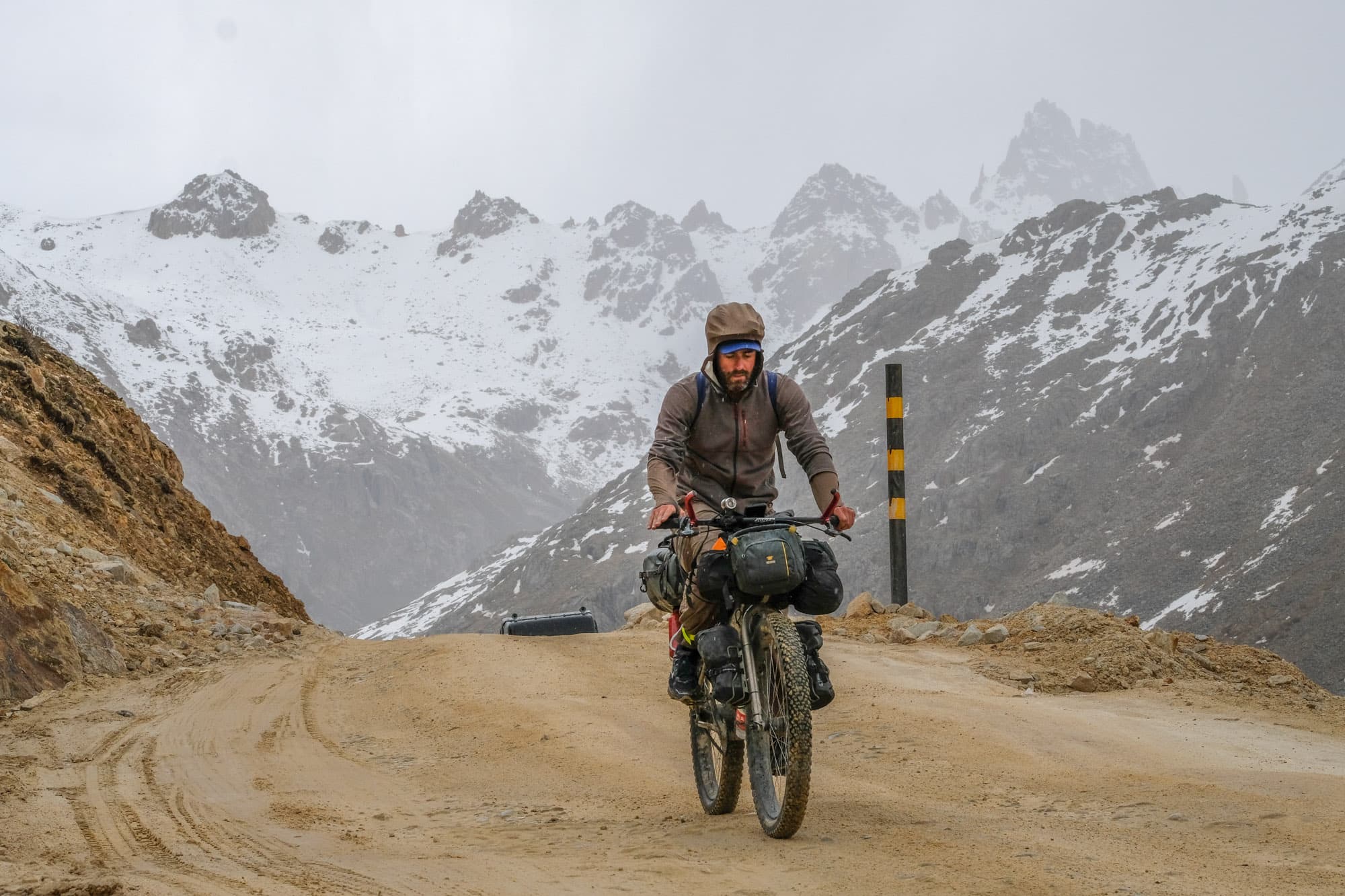 Matthew Crompton bikepacking in Western China.