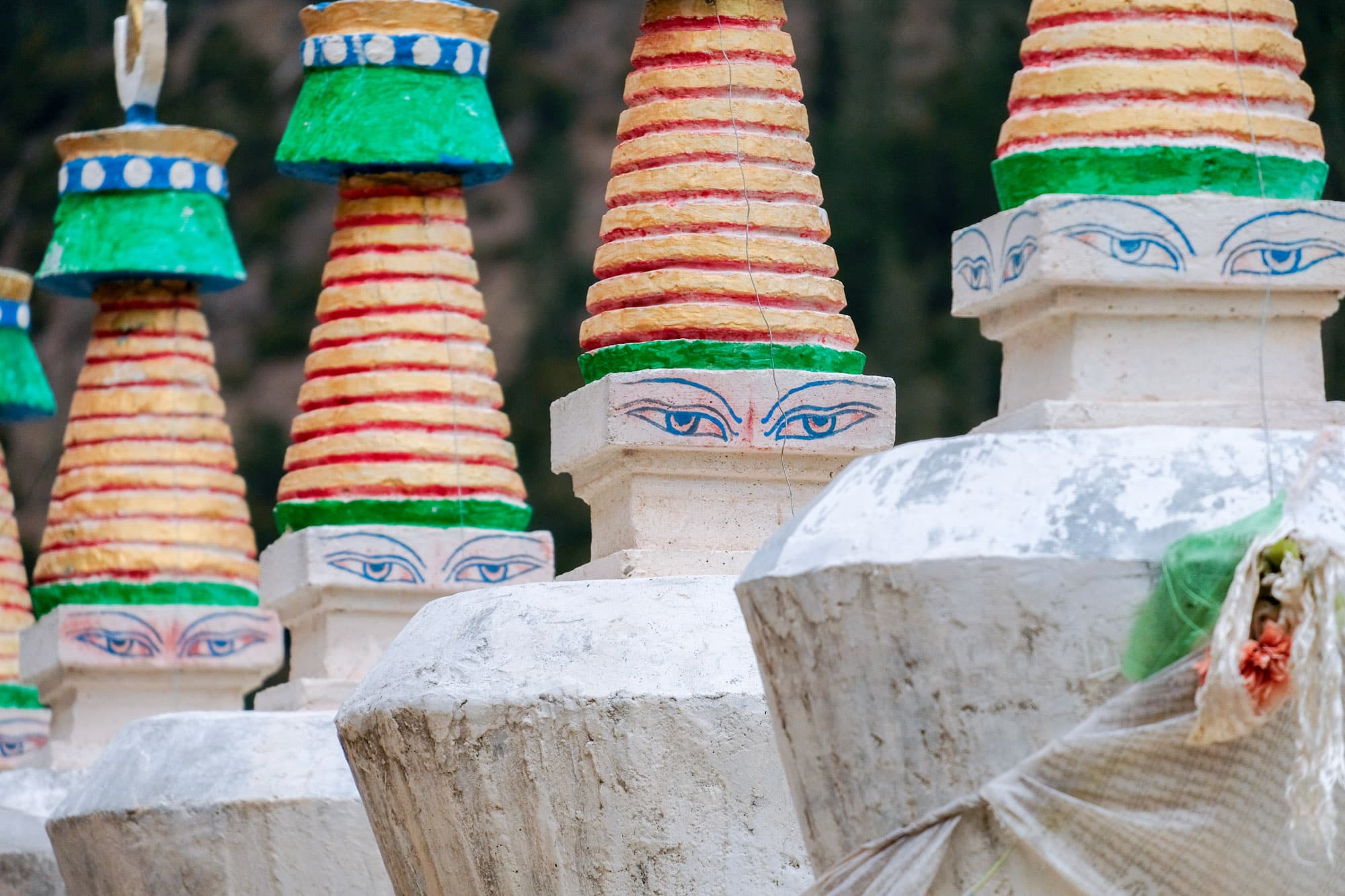 Tibetan statues.
