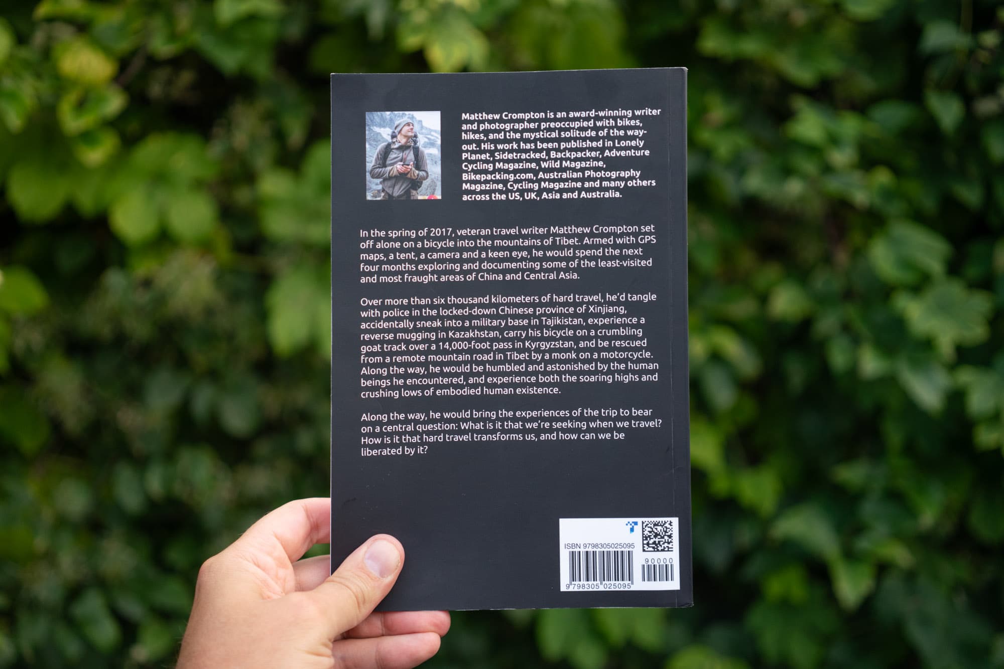 The rear cover of Matthews book.