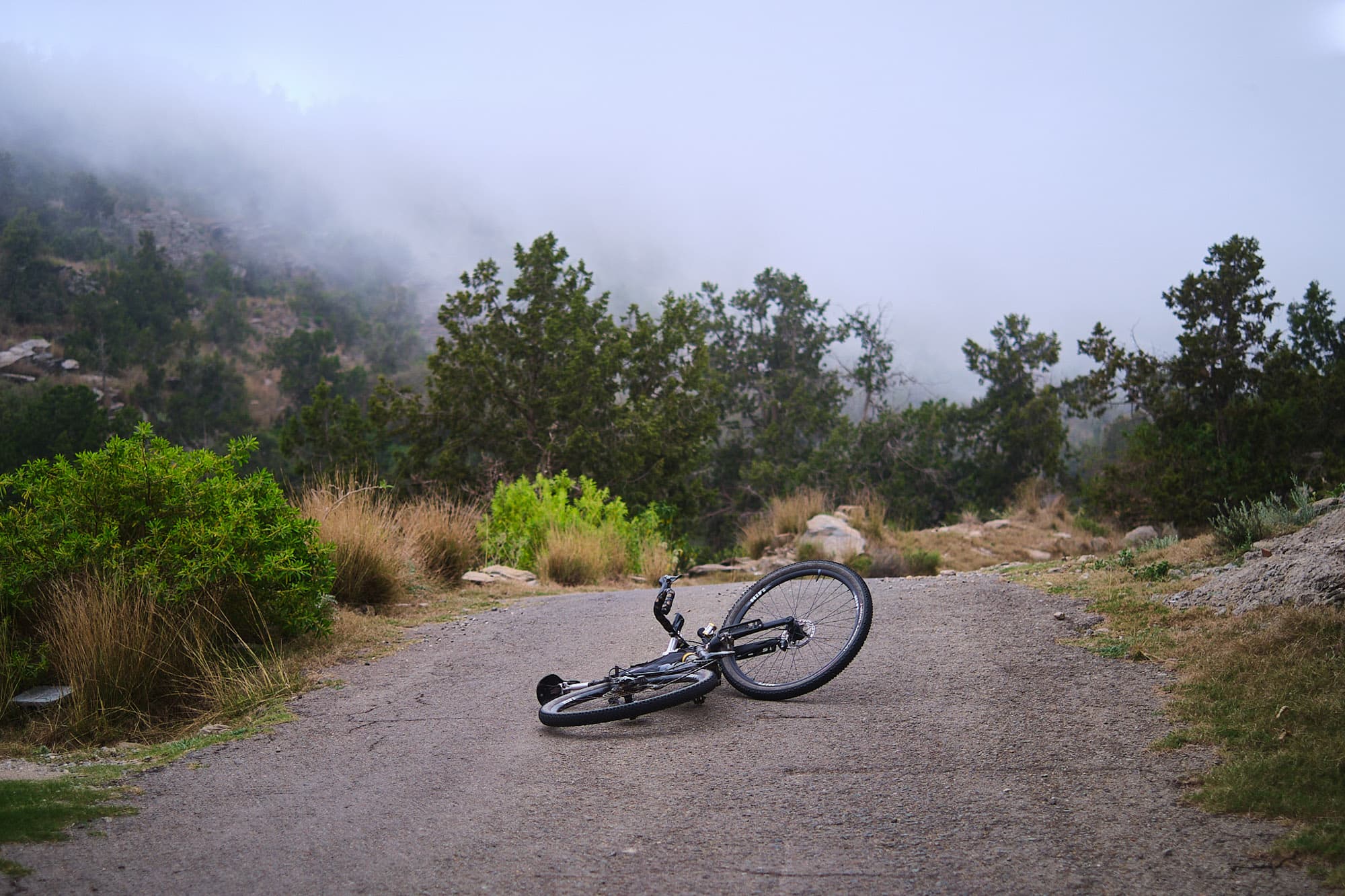 Abes bike takes a break.