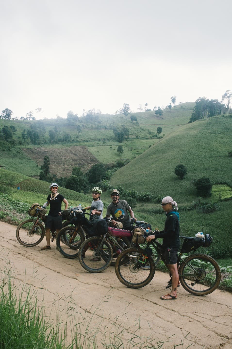 Bikepackers in Northern Thailand
