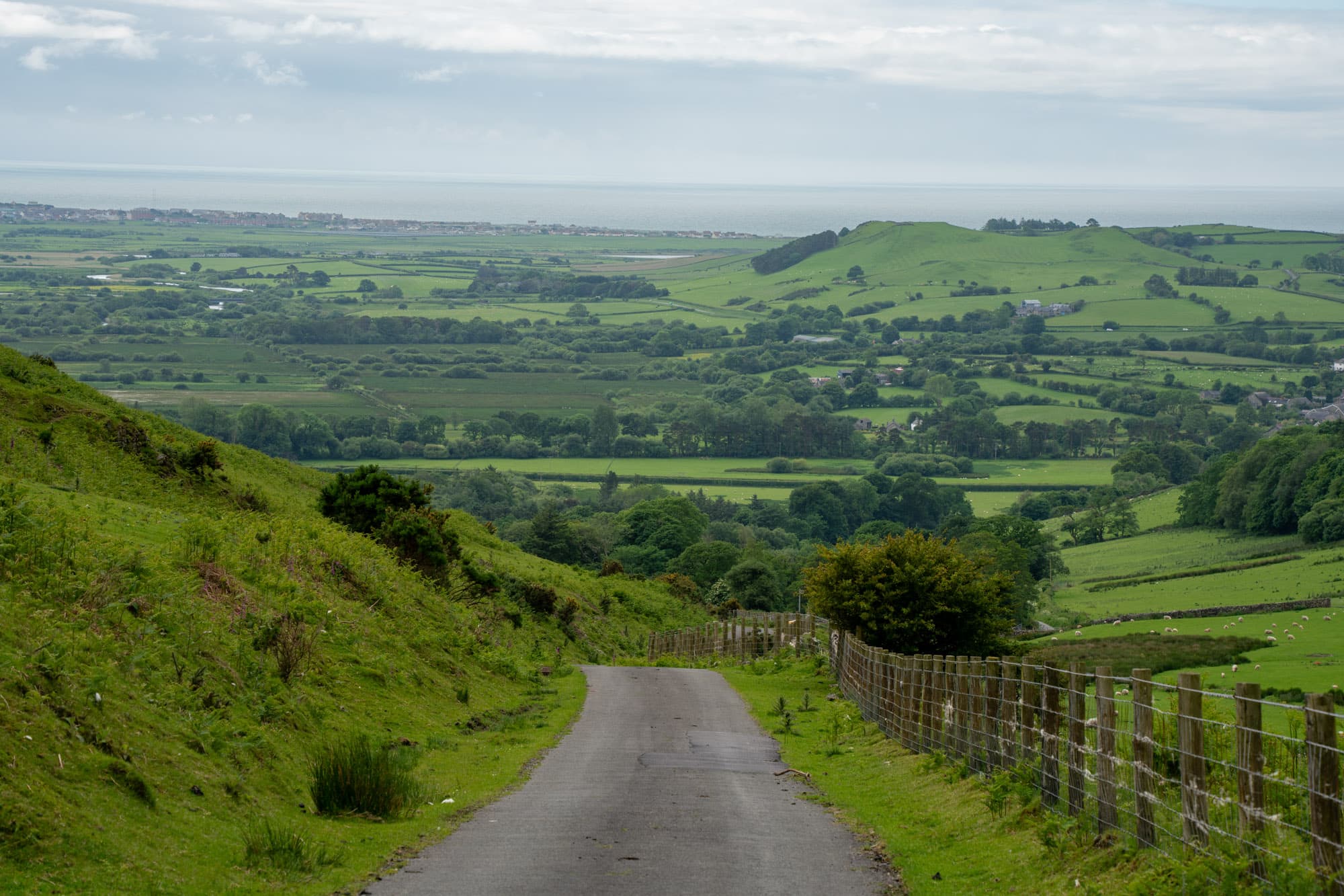 Looking westward towards Ireland.