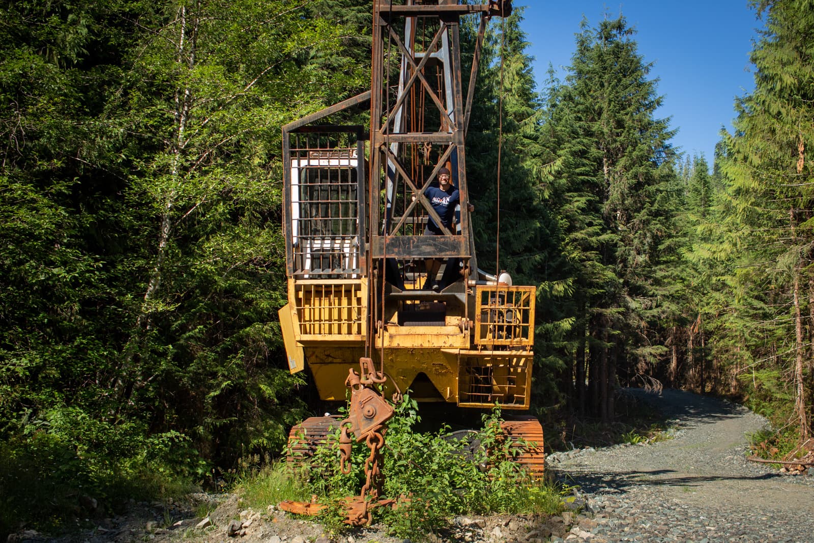 andy on forestry equipment