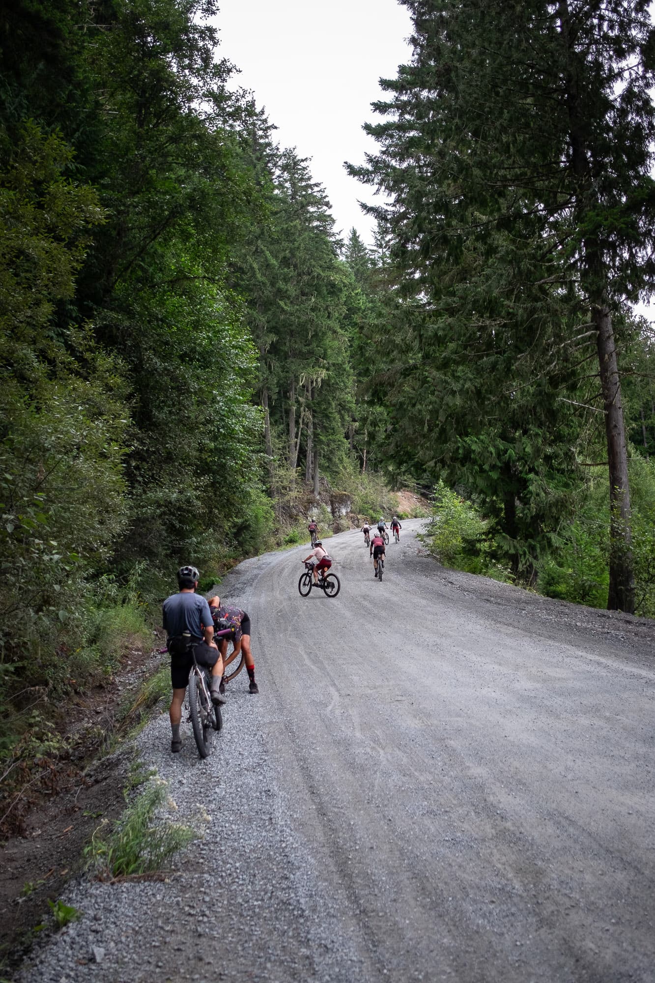 steep ascent