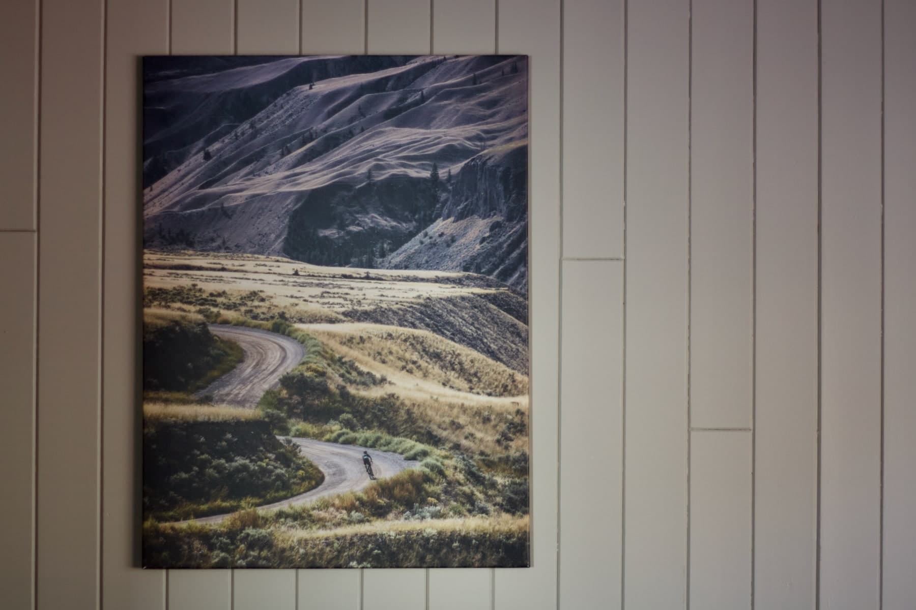 A canvas photo on the wall