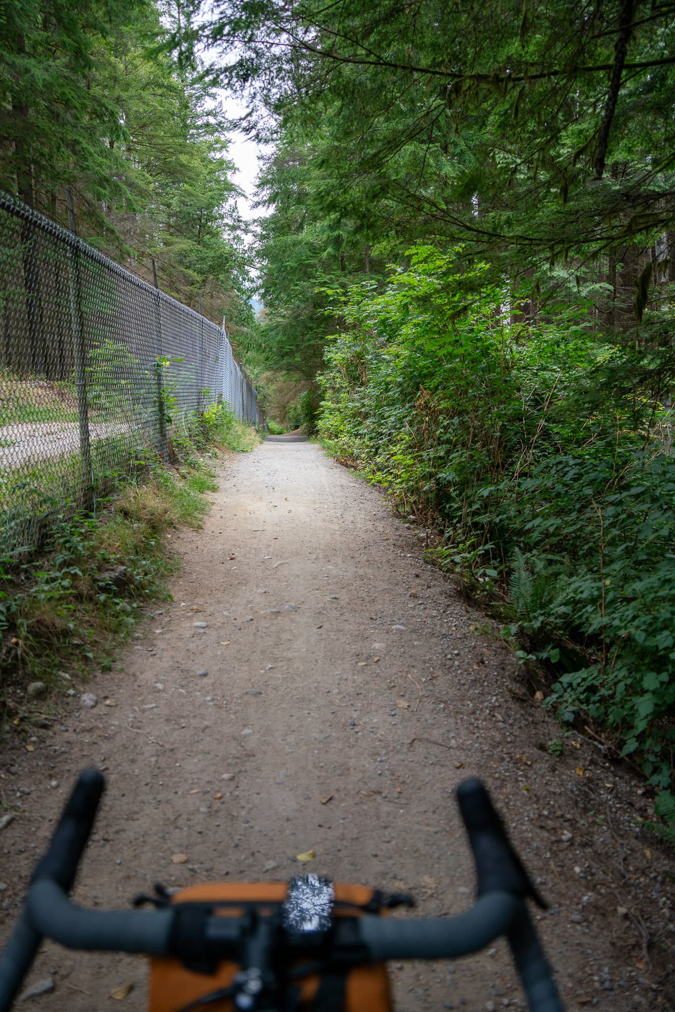 the gravel