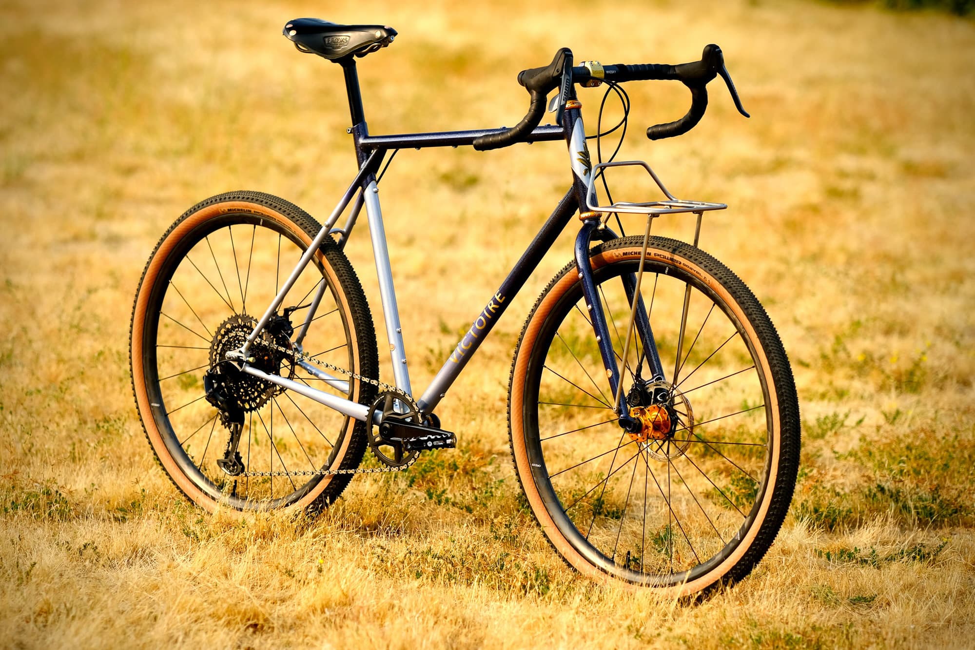 A Victoire in the grass, ready to fly.