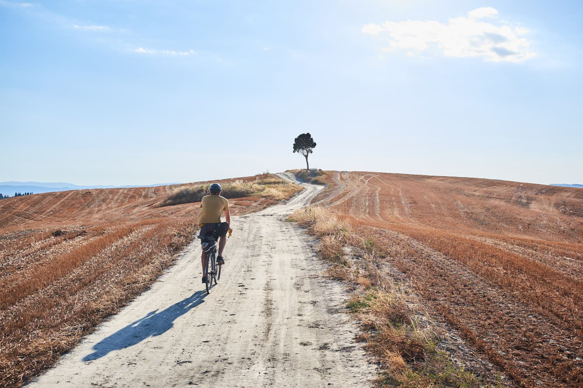 Davide out on the gravel.