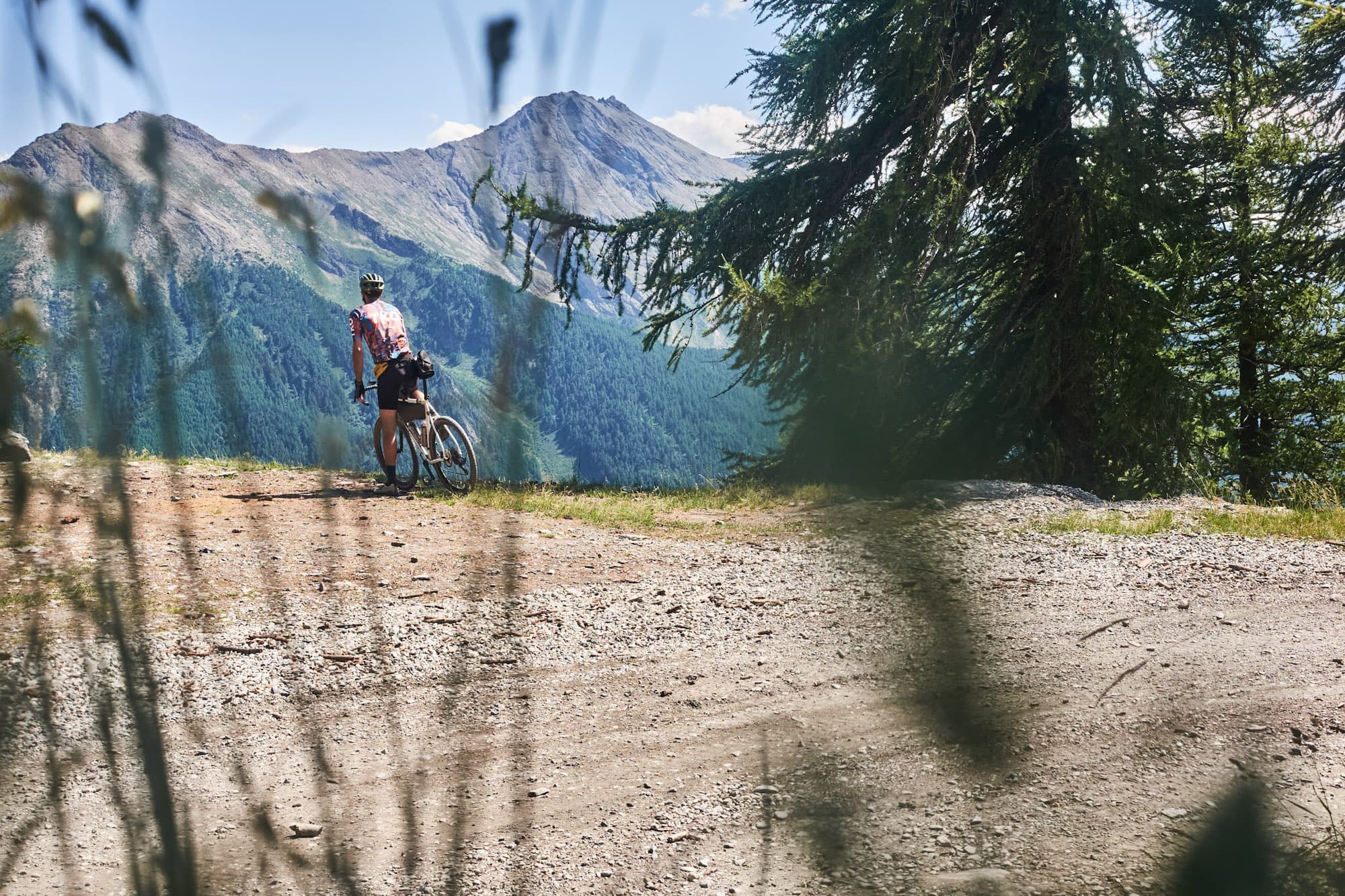 Gravel riding in the alps.