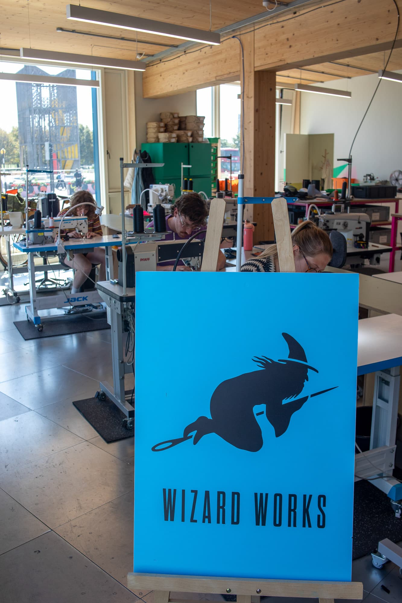 The Wizard Works team hard at work.