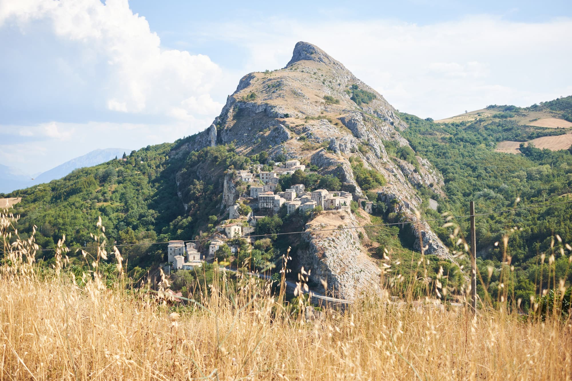 An Italian mountain village.