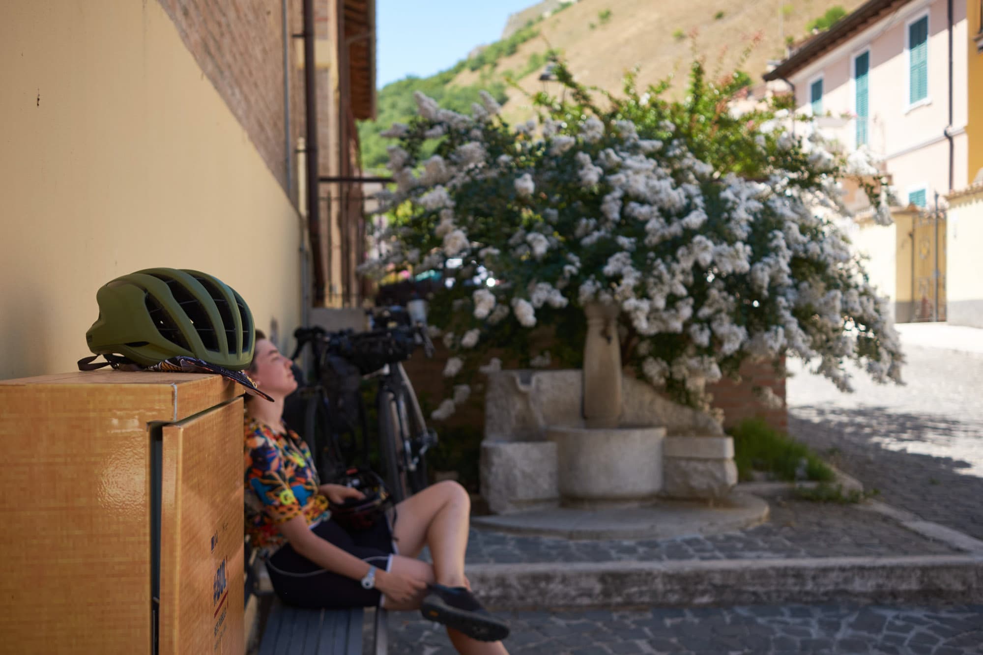 The heat gets to Valerie.