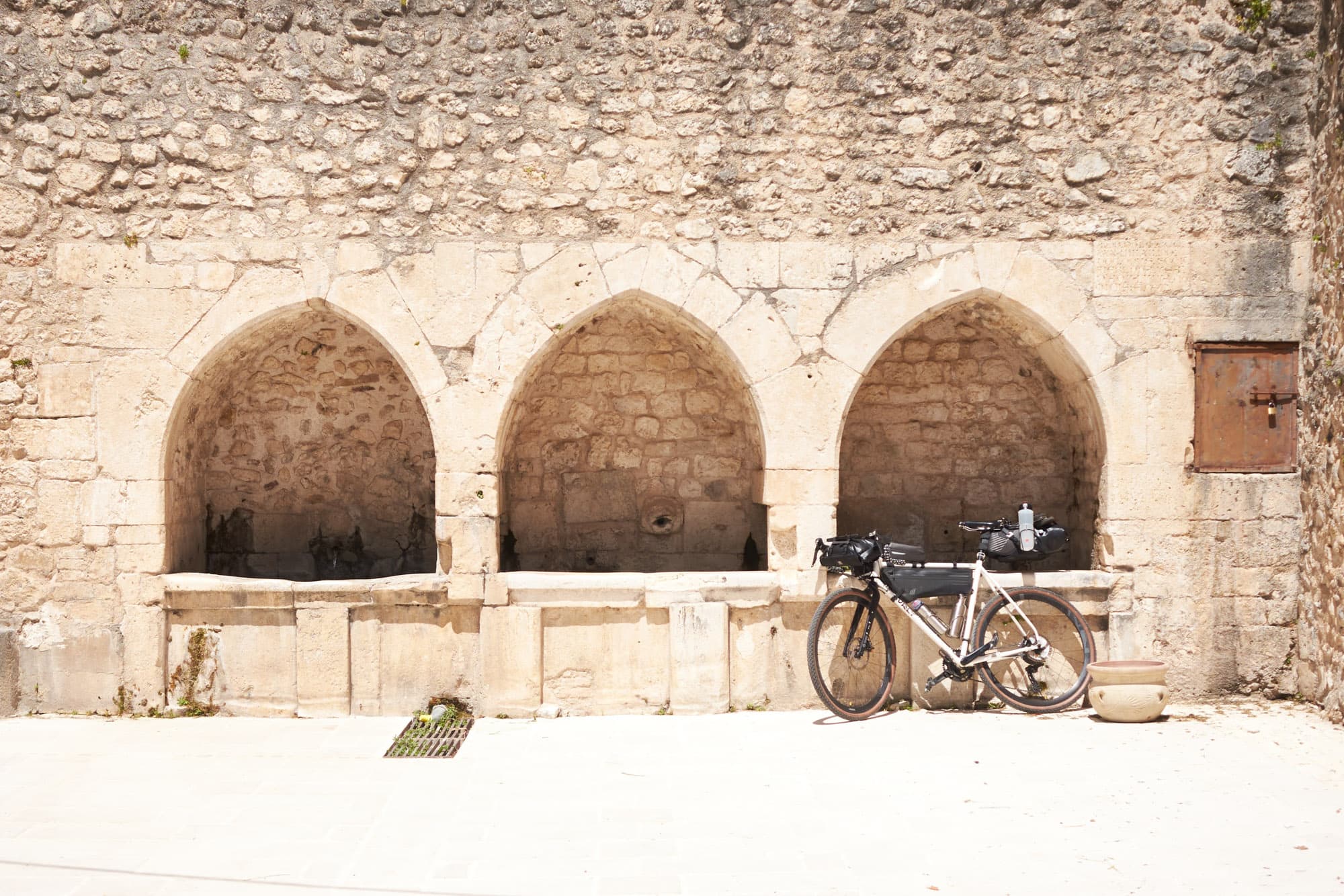Davides Surly takes a rest in Italy.