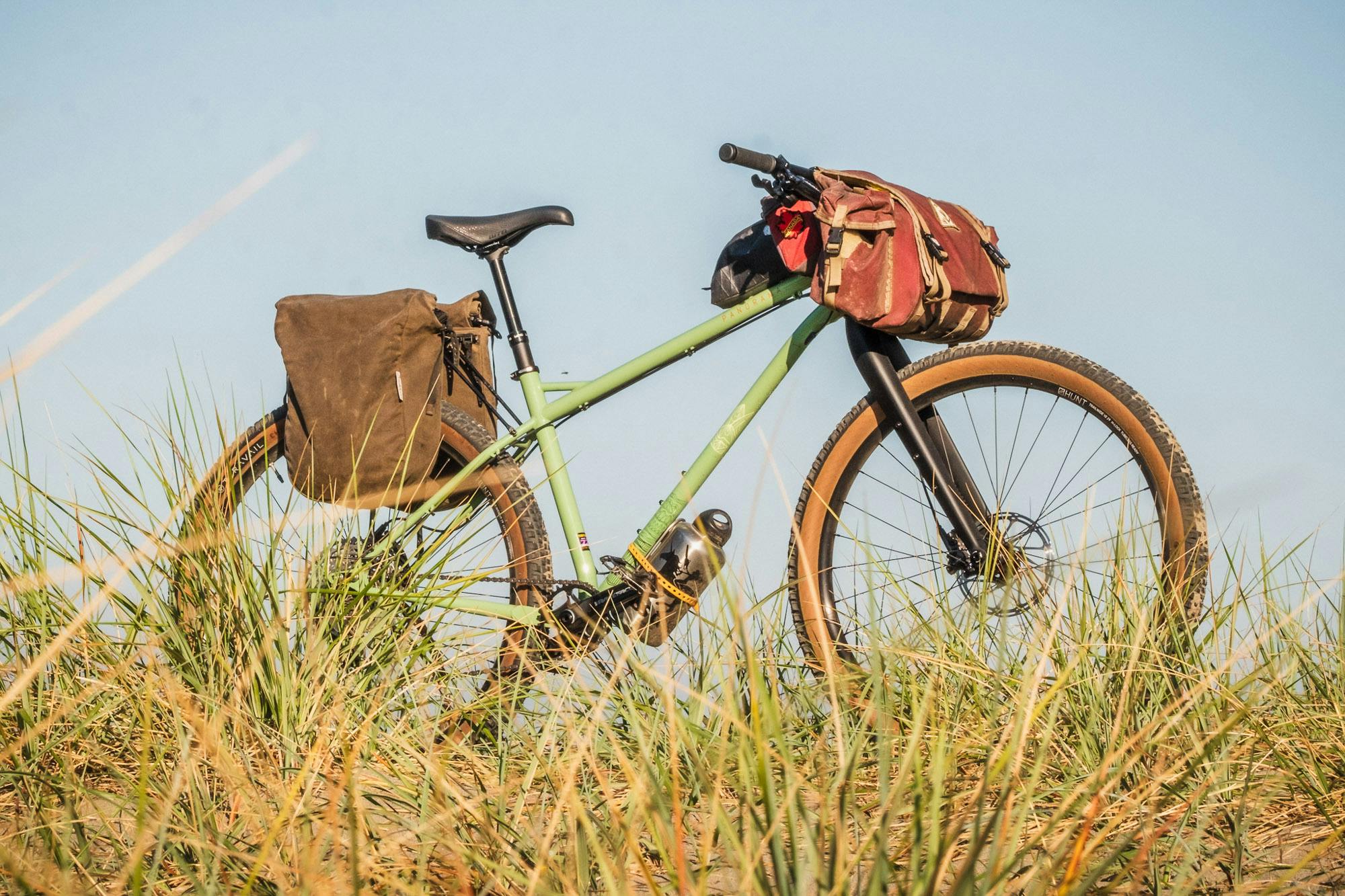 taiga with rons bikes bag
