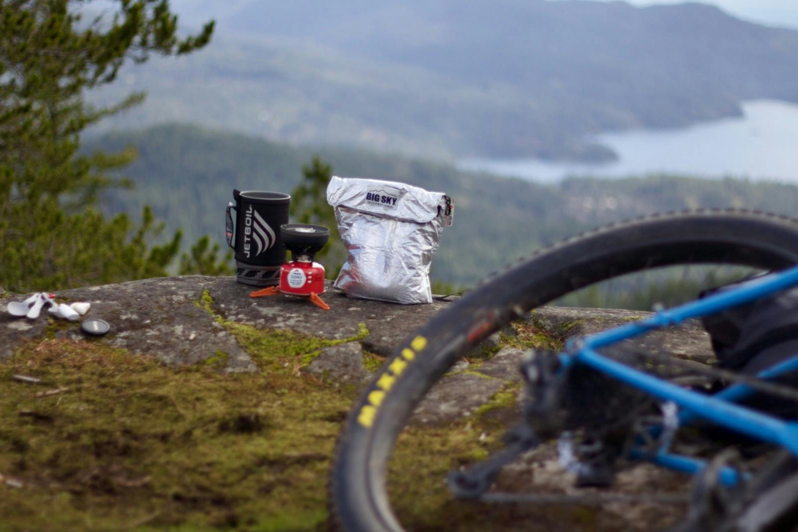 food pouch with jetboil