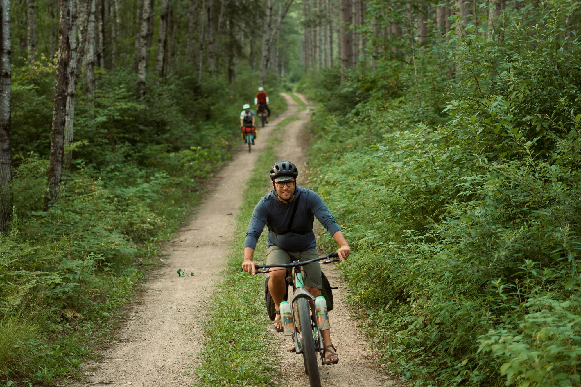 Riding the Itasca Bikepacking route, getting closer.