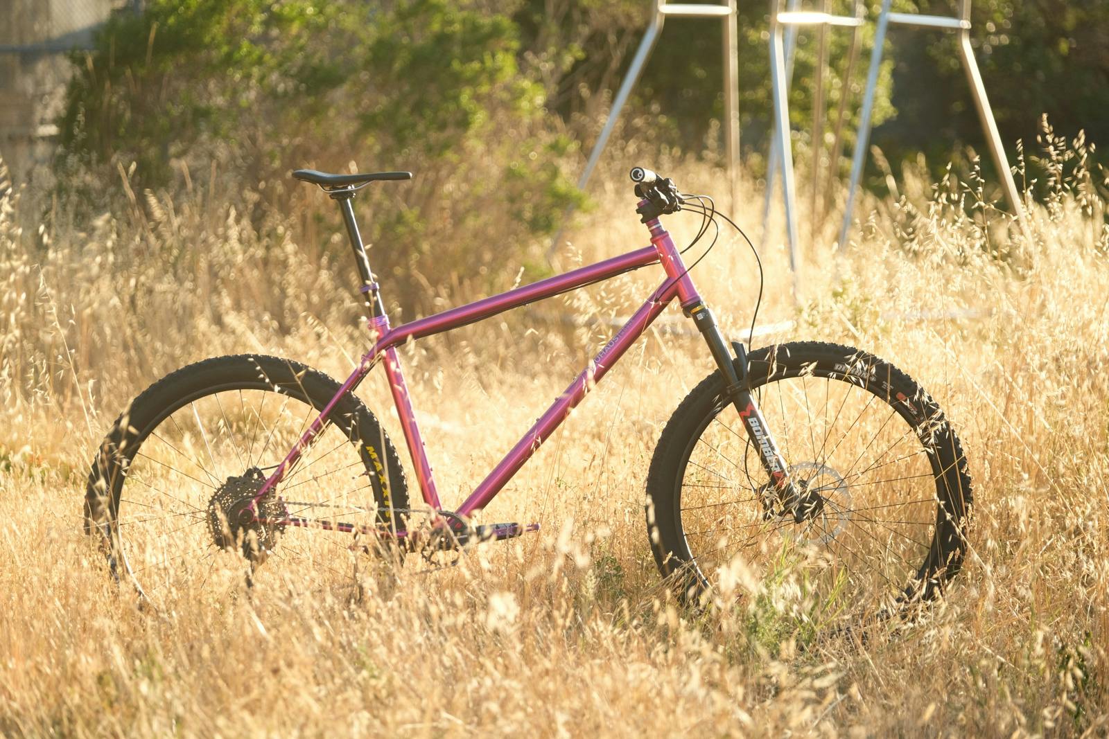 bike in field