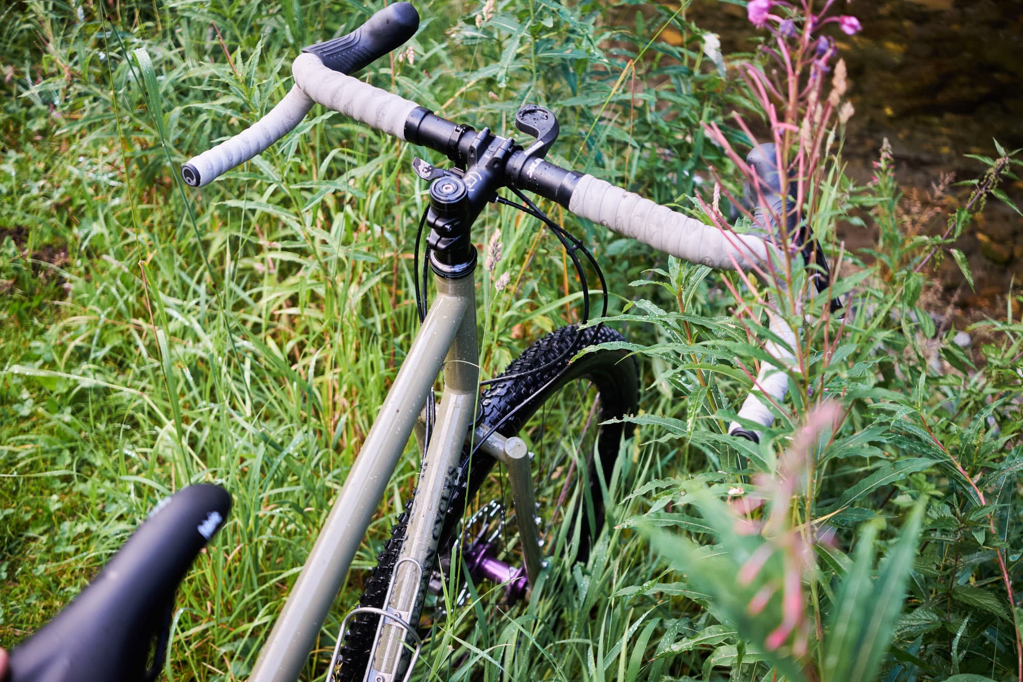 Black Mountain Cycles La Cabra in the grass.